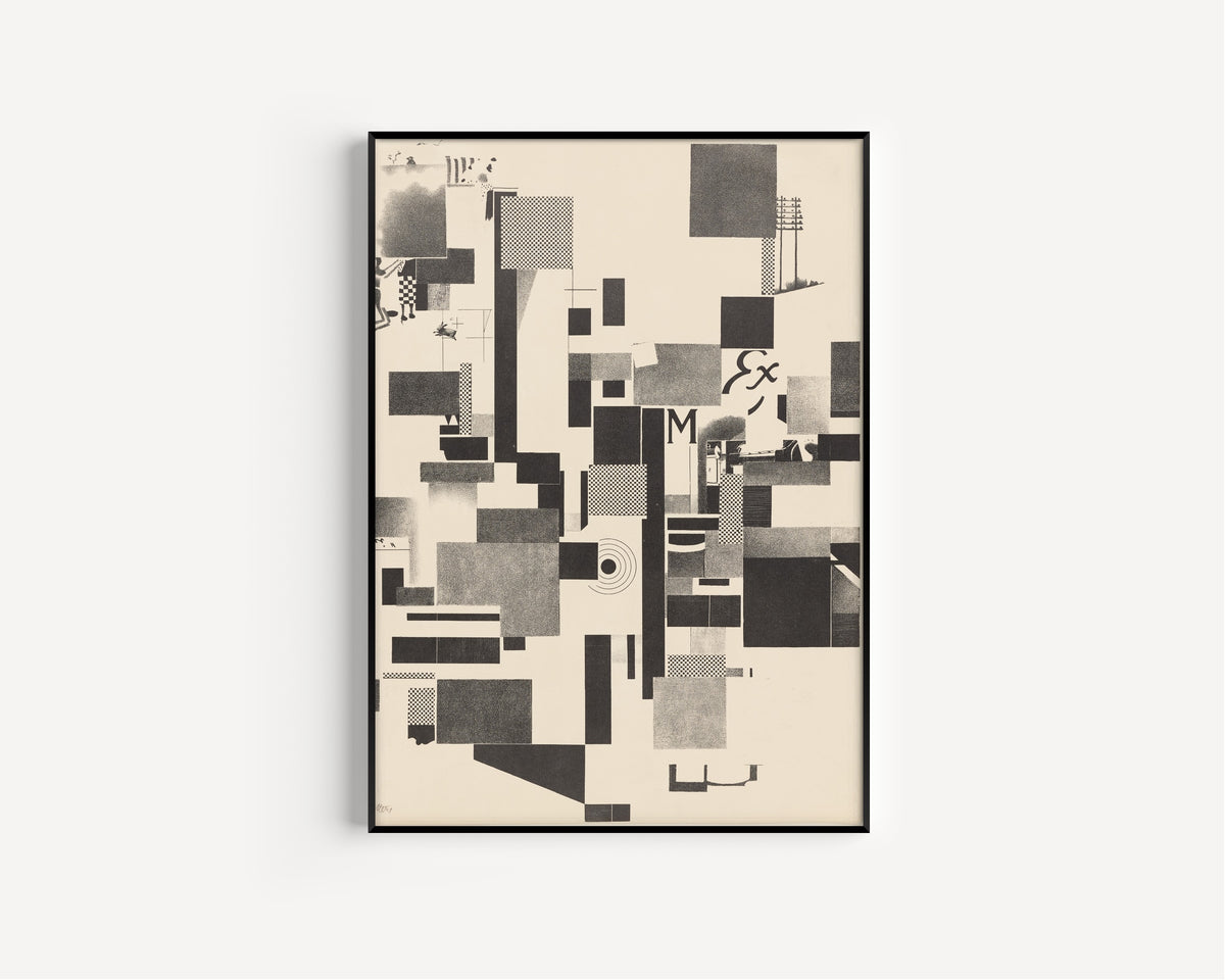 Kurt Schwitters — Merz 3. Kurt Schwitters 6 Lithos Pl.3 | Fine Art Print