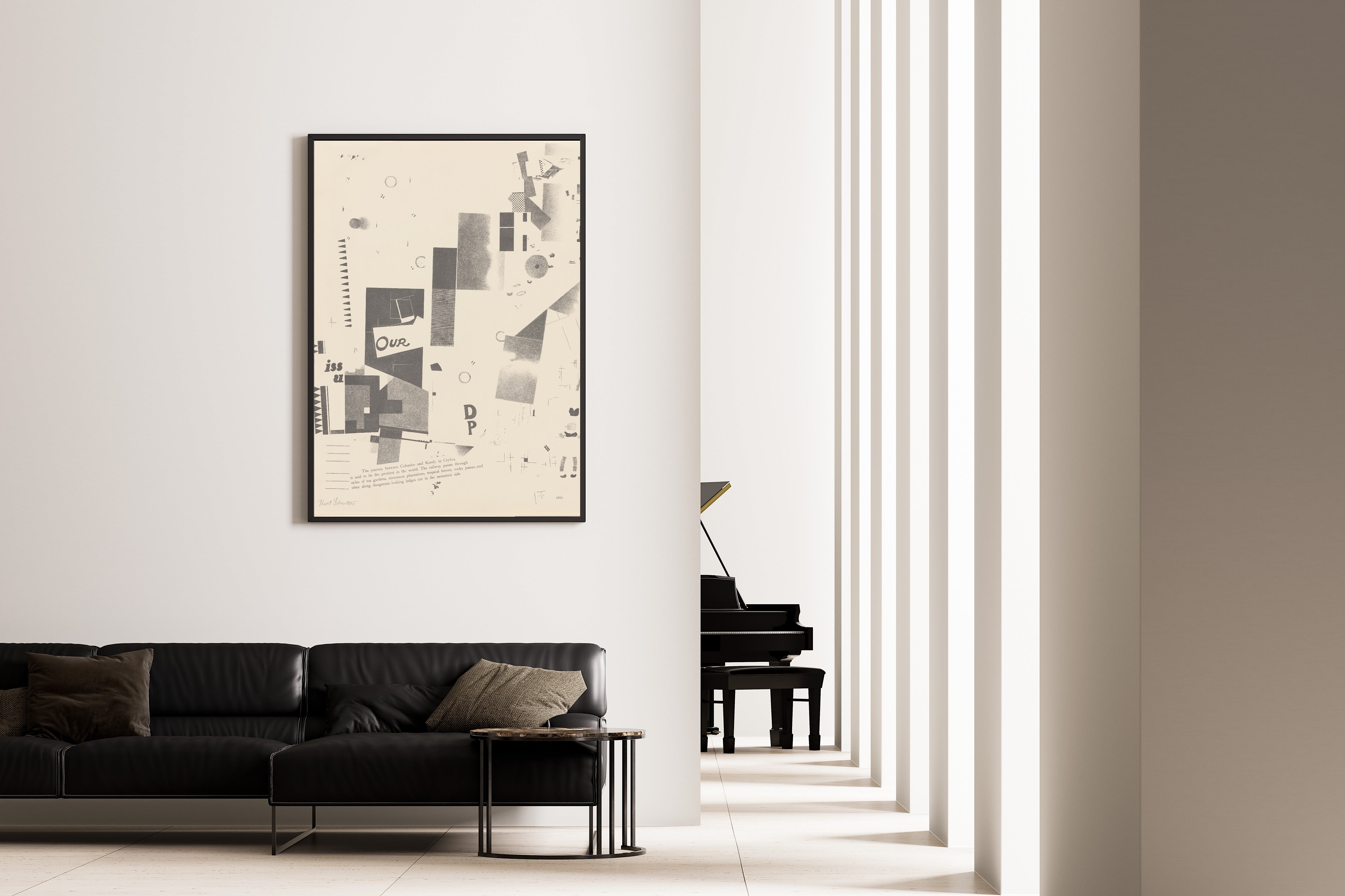 Kurt Schwitters — Merz 3. Kurt Schwitters 6 Lithos Pl.7 | Fine Art Print