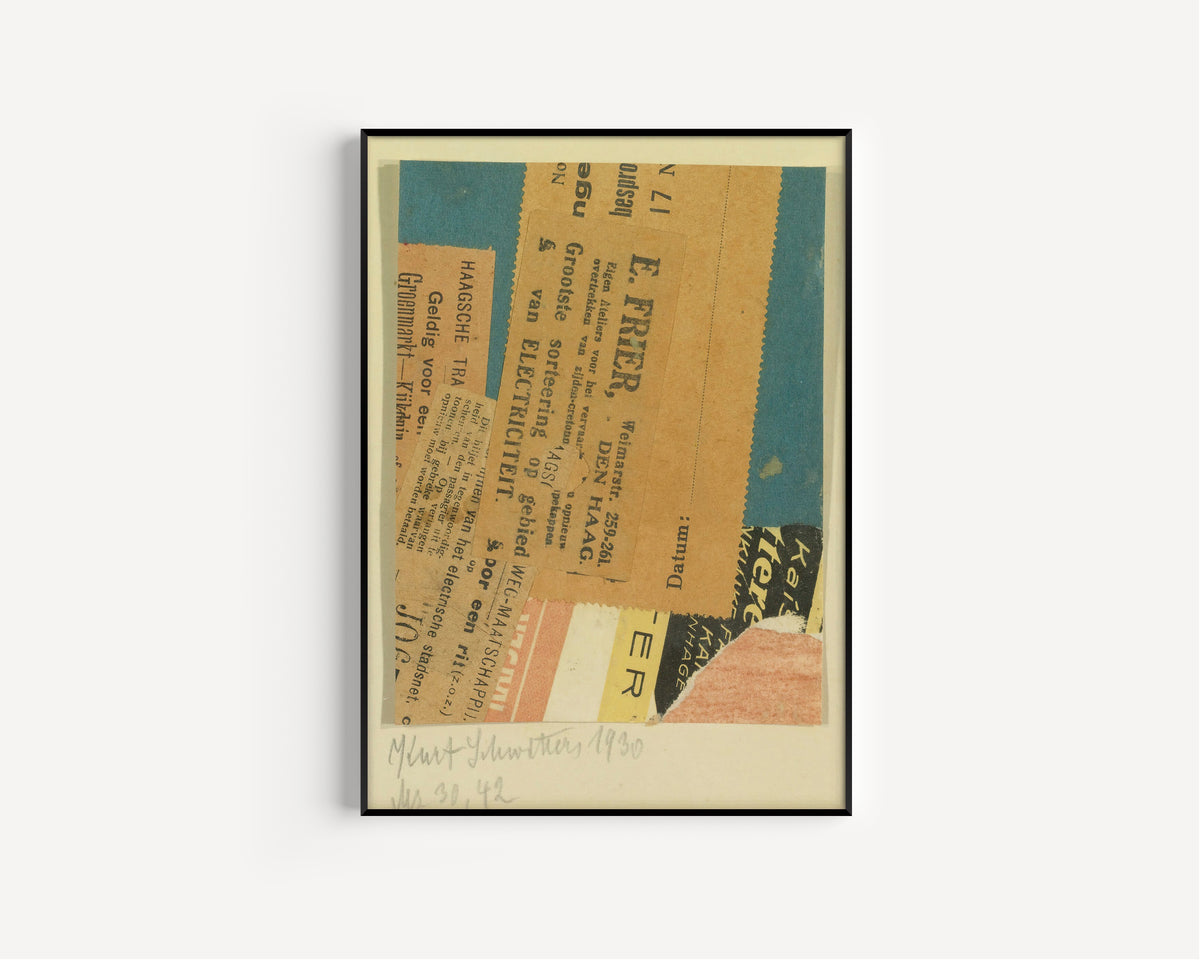 Kurt Schwitters — Merz 30, 42 | Fine Art Print