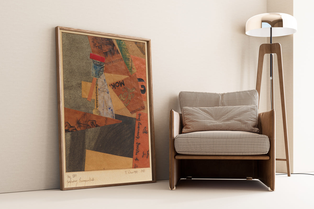 Kurt Schwitters — Mz 259 Zeichnung Campendonk | Fine Art Print