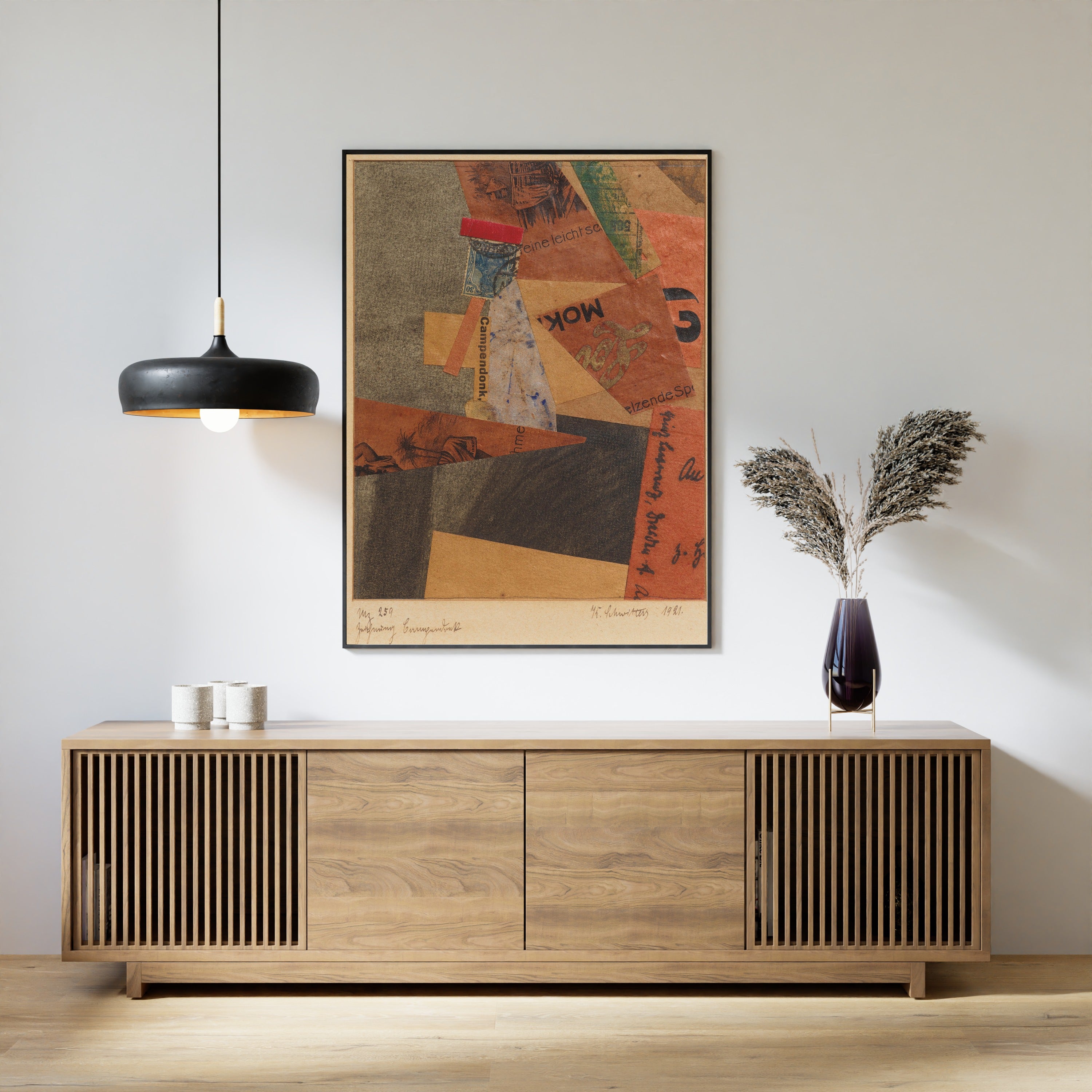 Kurt Schwitters — Mz 259 Zeichnung Campendonk | Fine Art Print