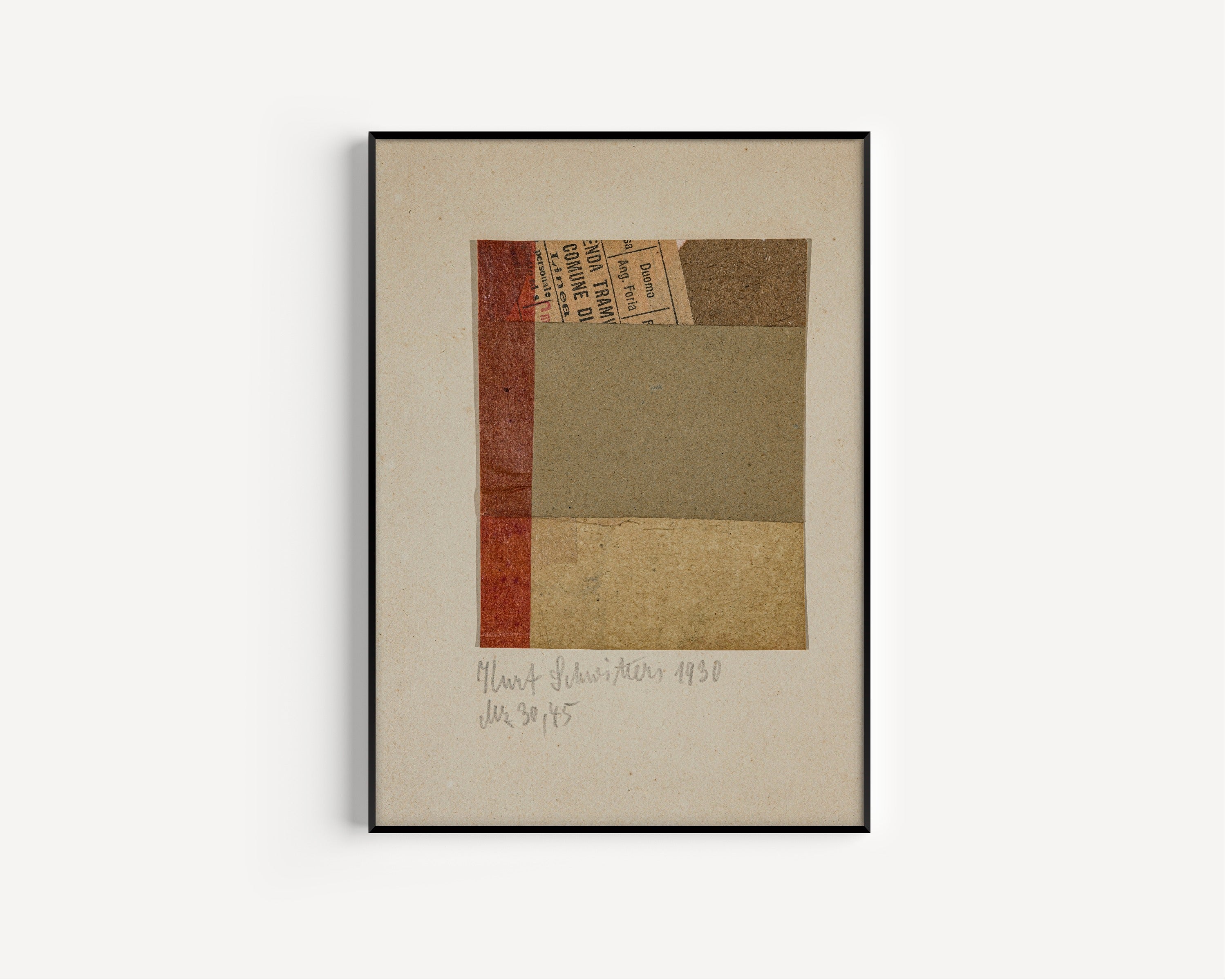 Kurt Schwitters — Mz 30, 45 | Fine Art Print