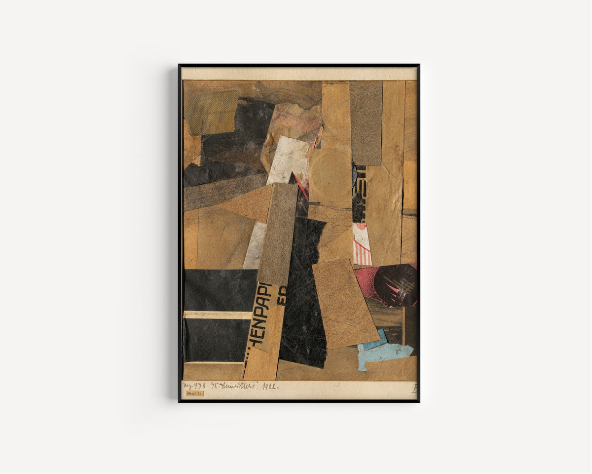 Kurt Schwitters — Mz 478 Gemälde | Fine Art Print