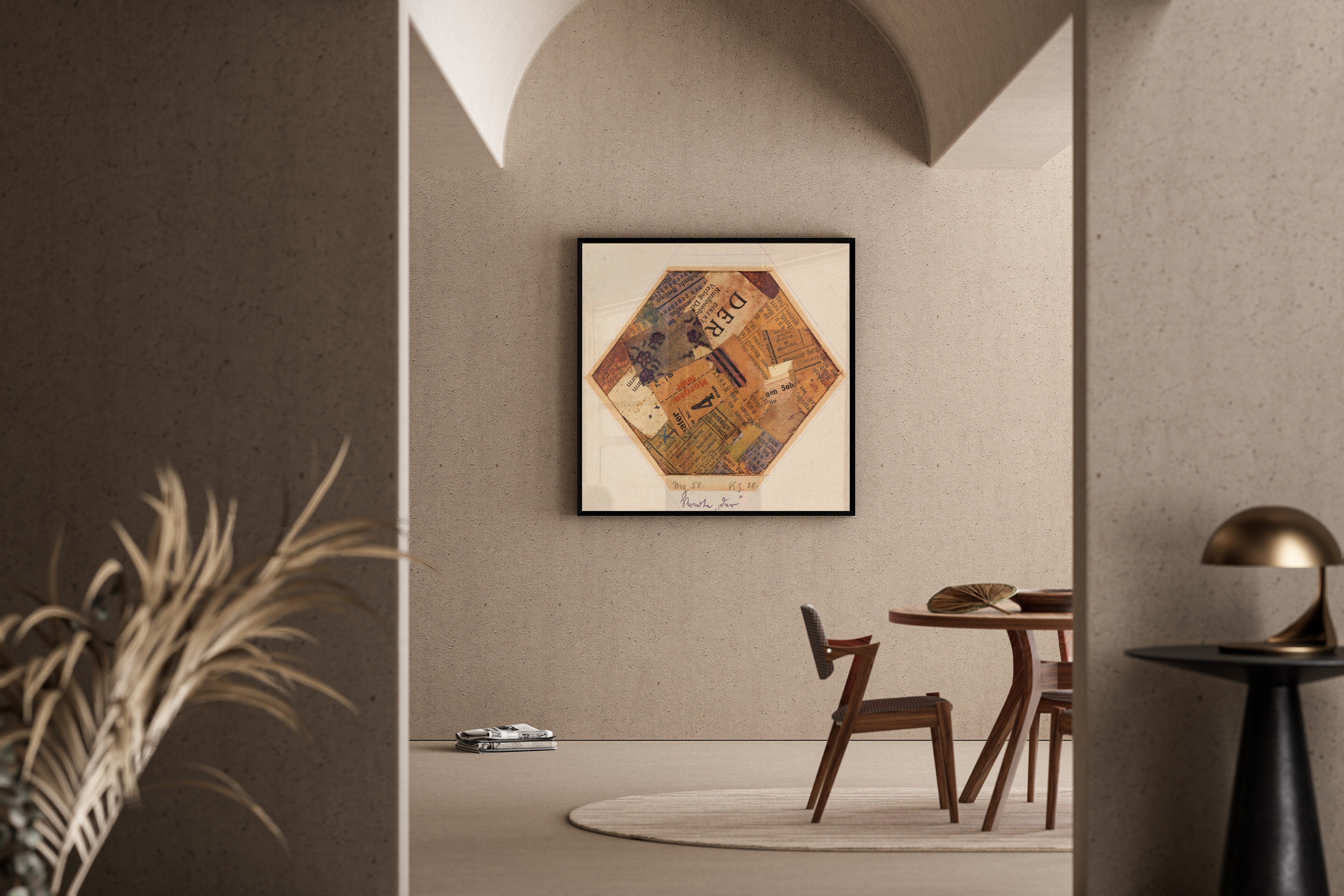 Kurt Schwitters — Mz 58, Worte 'der' | Fine Art Print