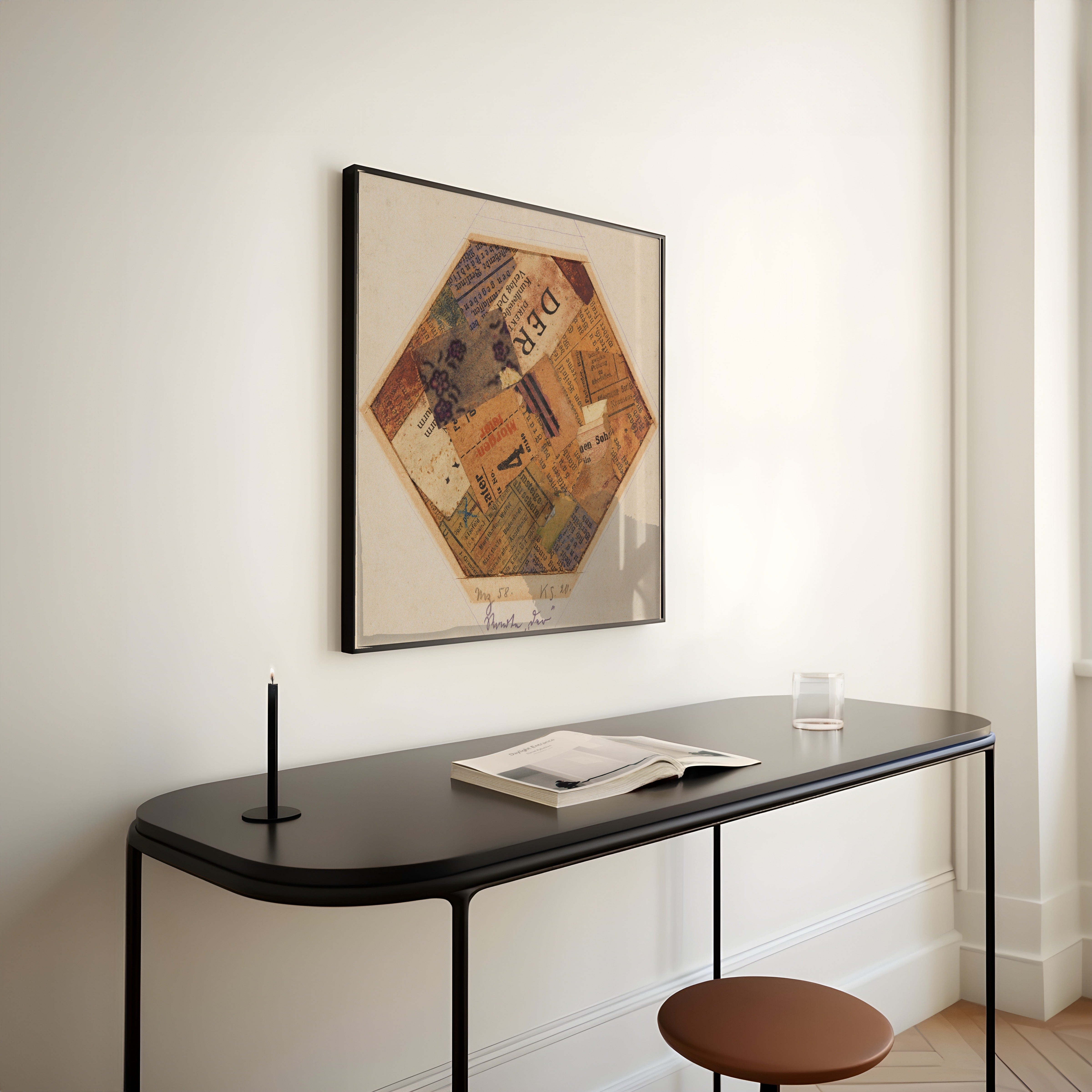 Kurt Schwitters — Mz 58, Worte 'der' | Fine Art Print