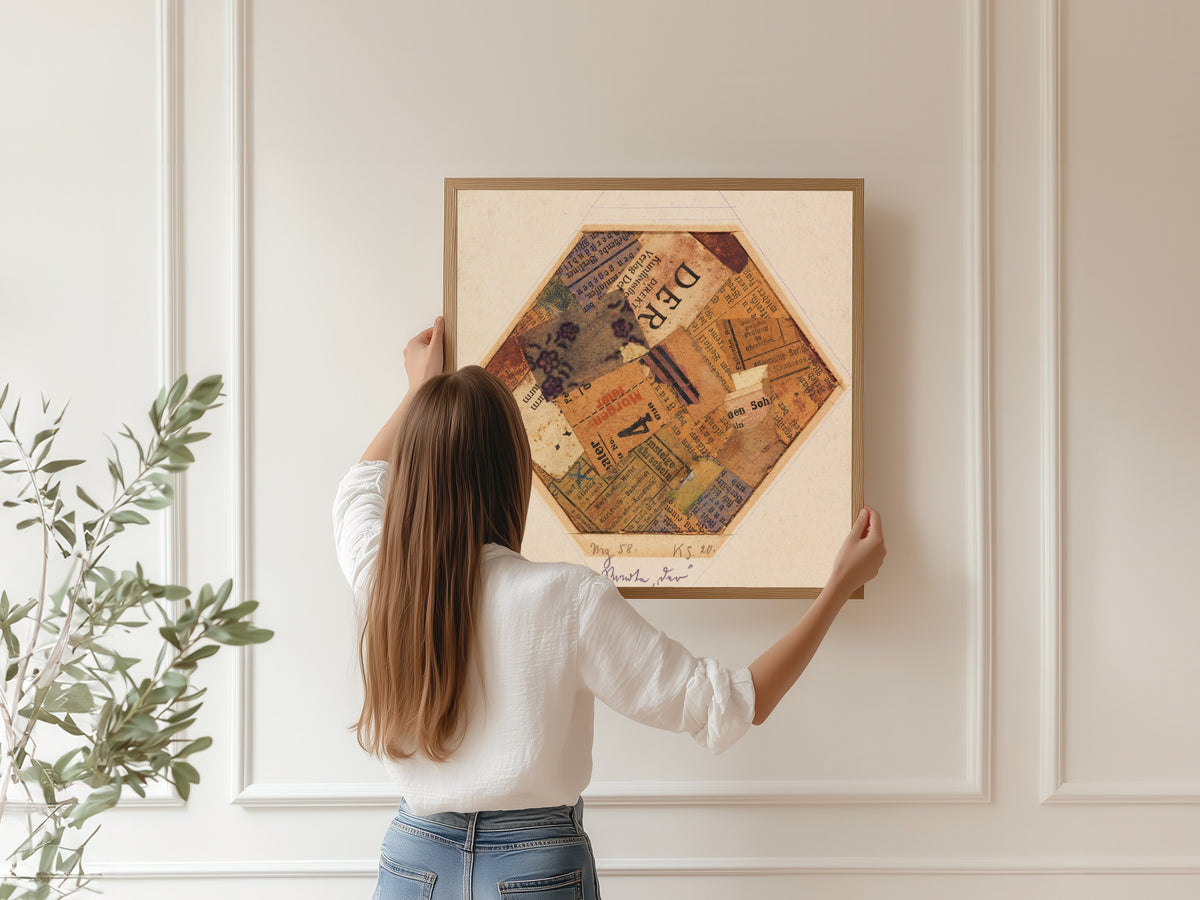Kurt Schwitters — Mz 58, Worte 'der' | Fine Art Print