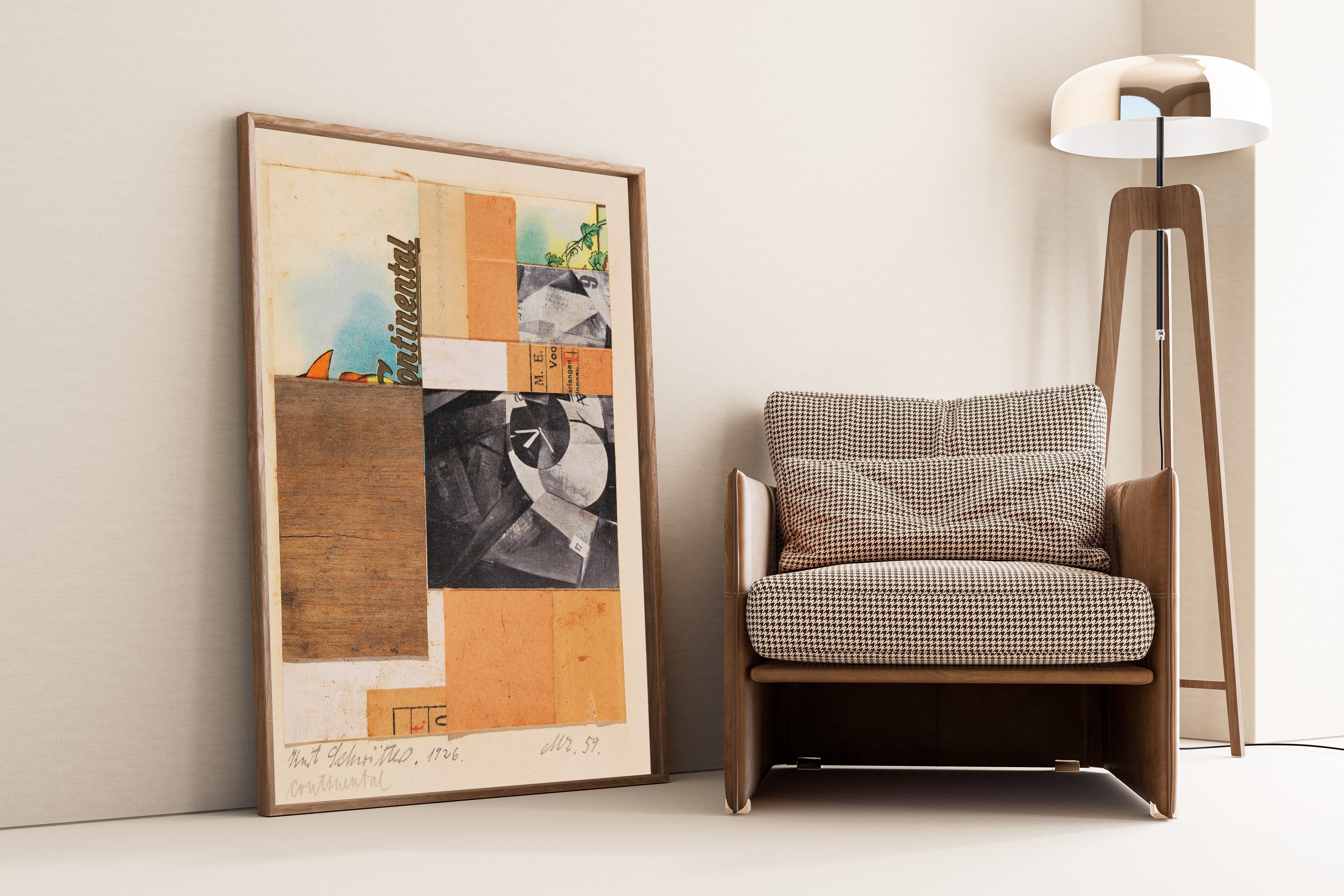 Kurt Schwitters — Mz. 59. Continental | Fine Art Print