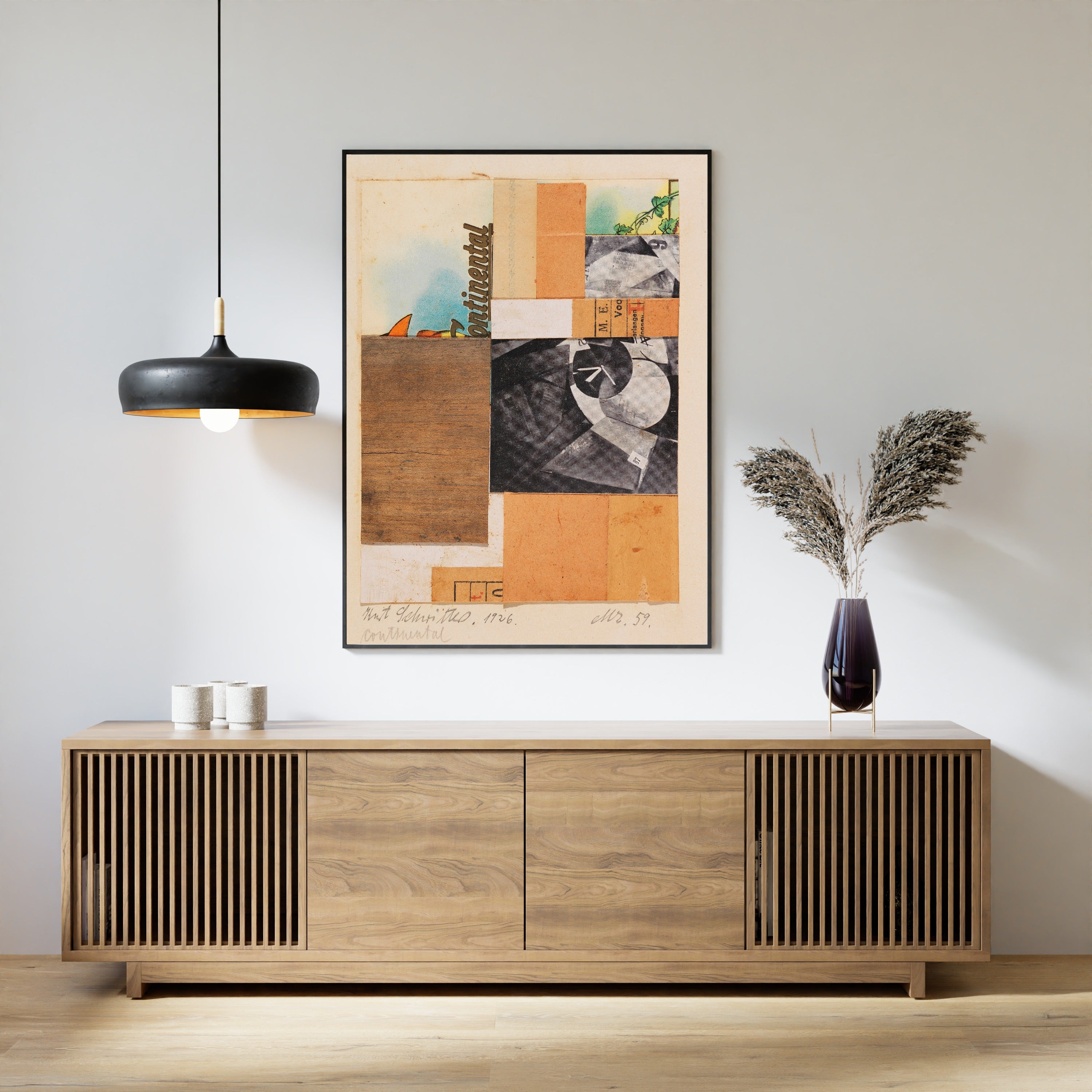 Kurt Schwitters — Mz. 59. Continental | Fine Art Print