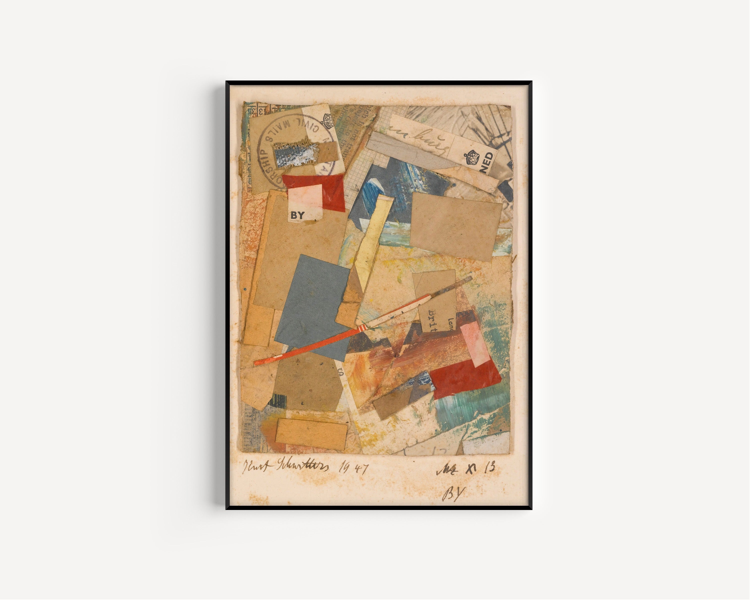 Kurt Schwitters — Mz X 13 | Fine Art Print