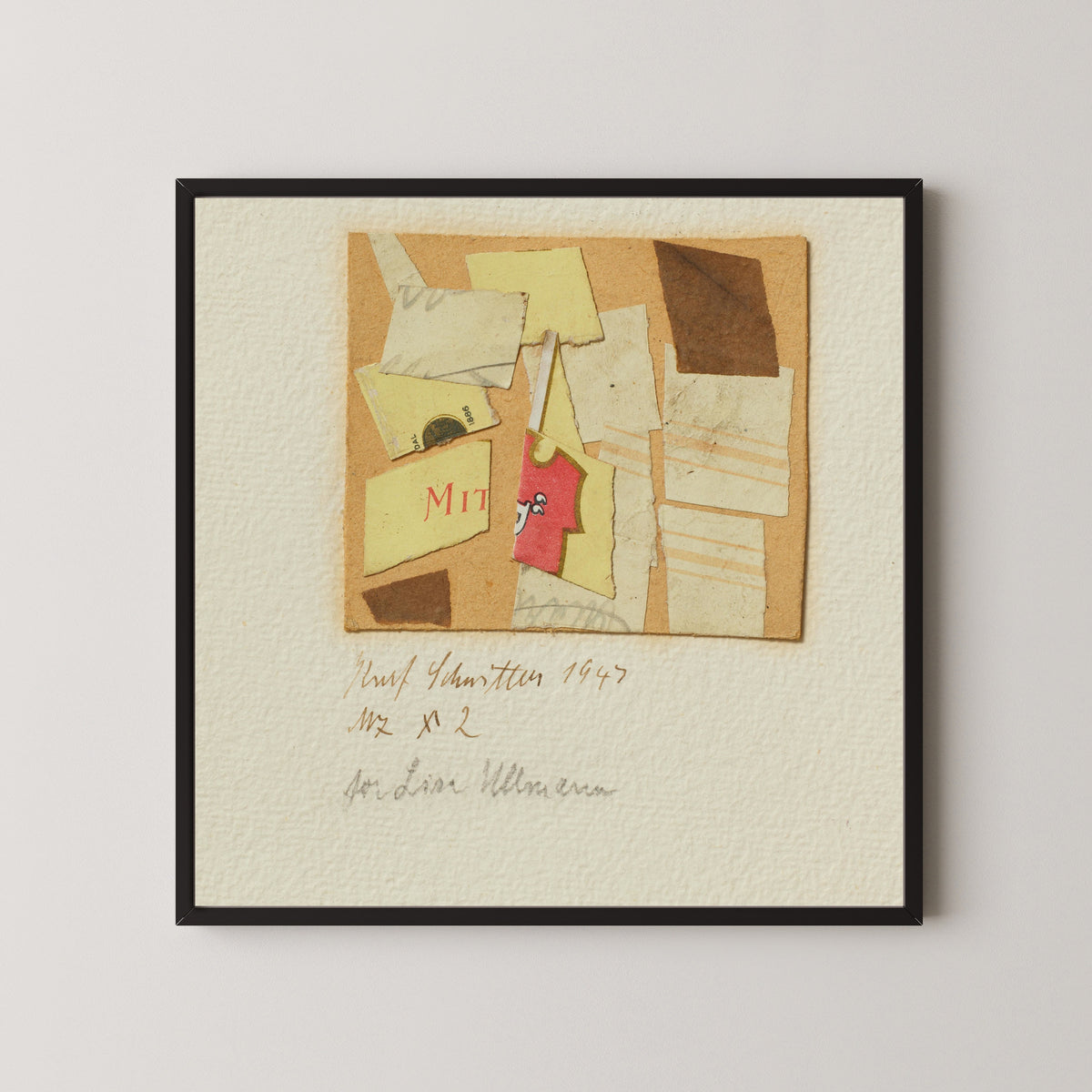 Kurt Schwitters — Mz x 2 | Fine Art Print