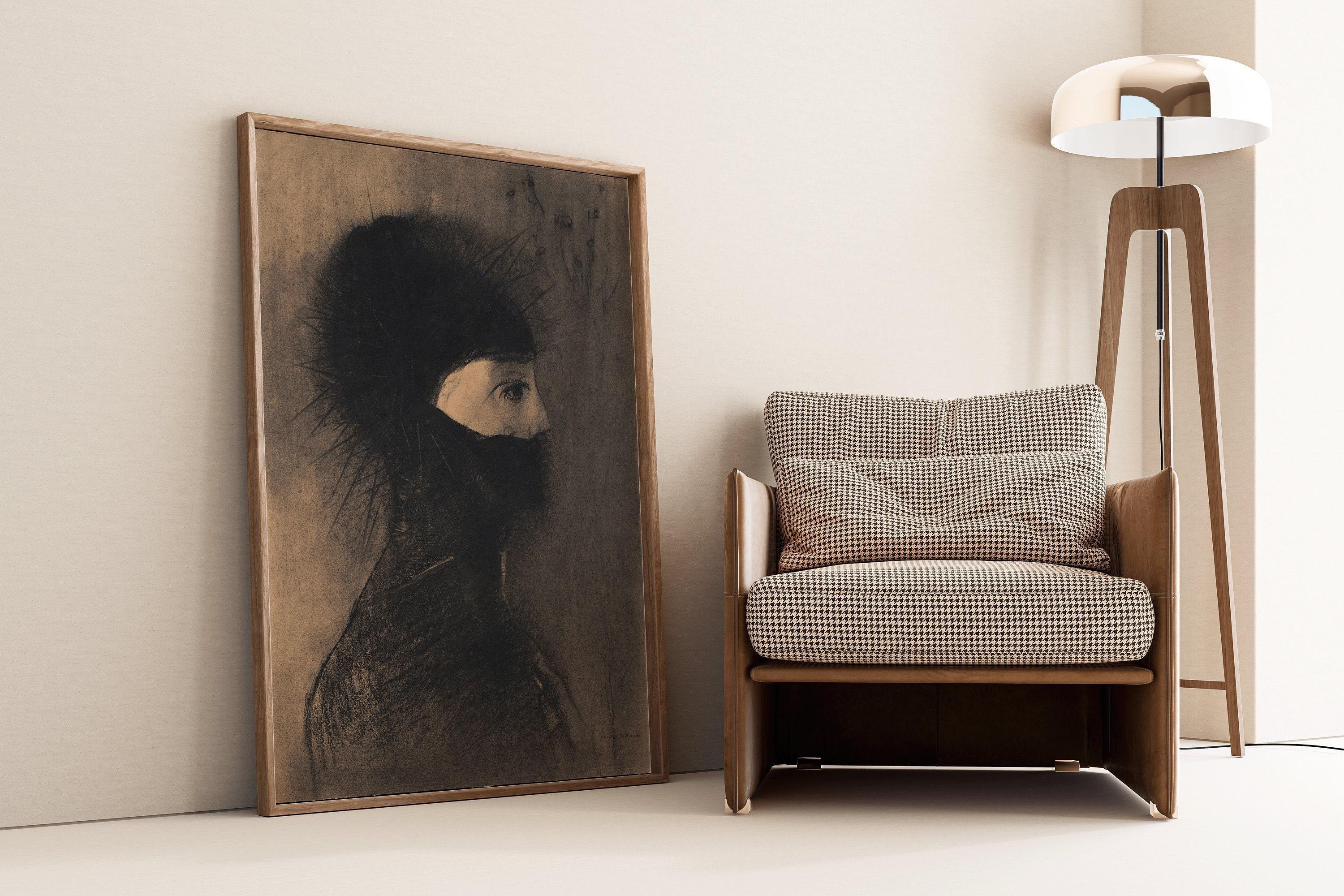 Odilon Redon - Armor | Famous Surreal Symbolist Art | Available frame or unframed - 9ArtPrints