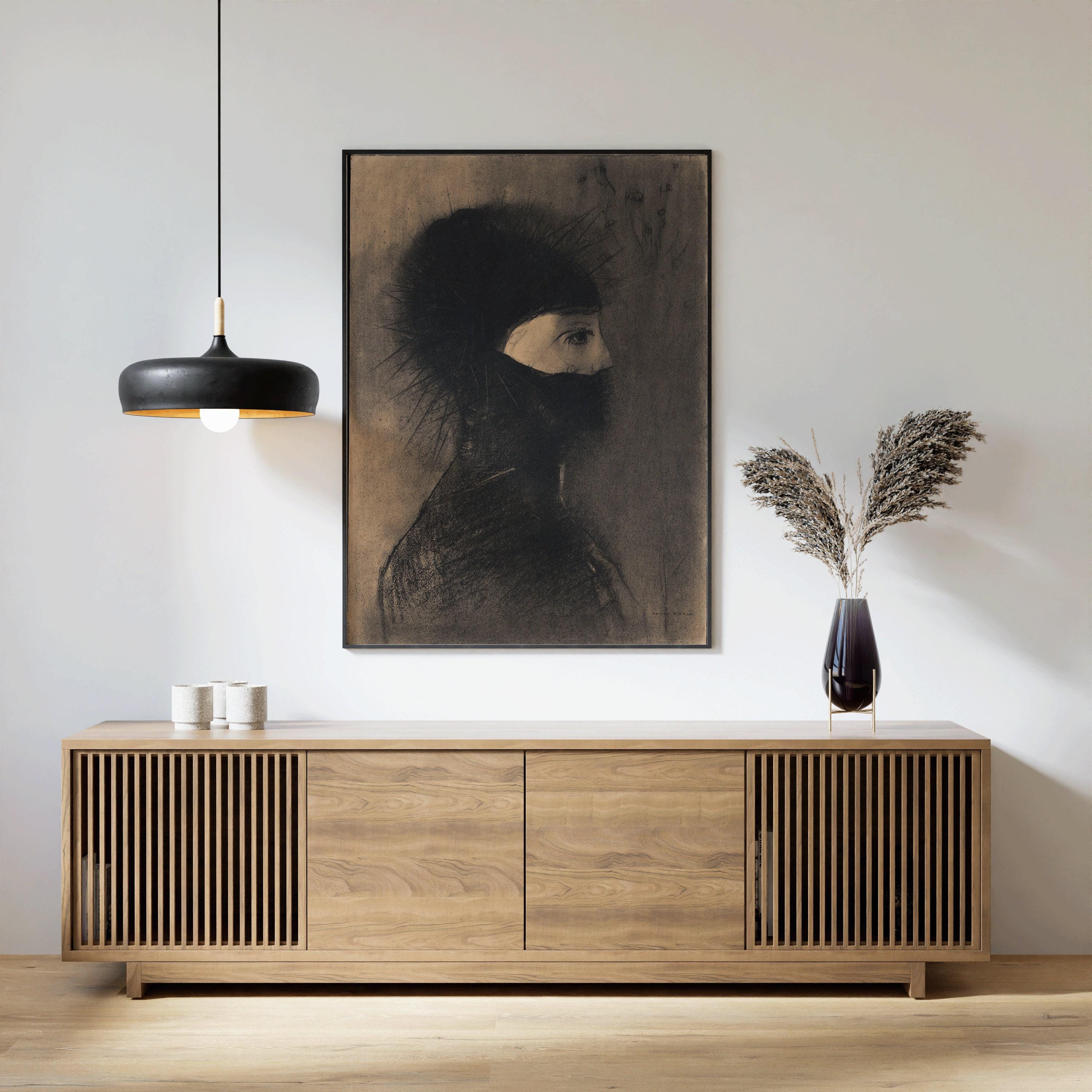 Odilon Redon - Armor | Famous Surreal Symbolist Art | Available frame or unframed - 9ArtPrints