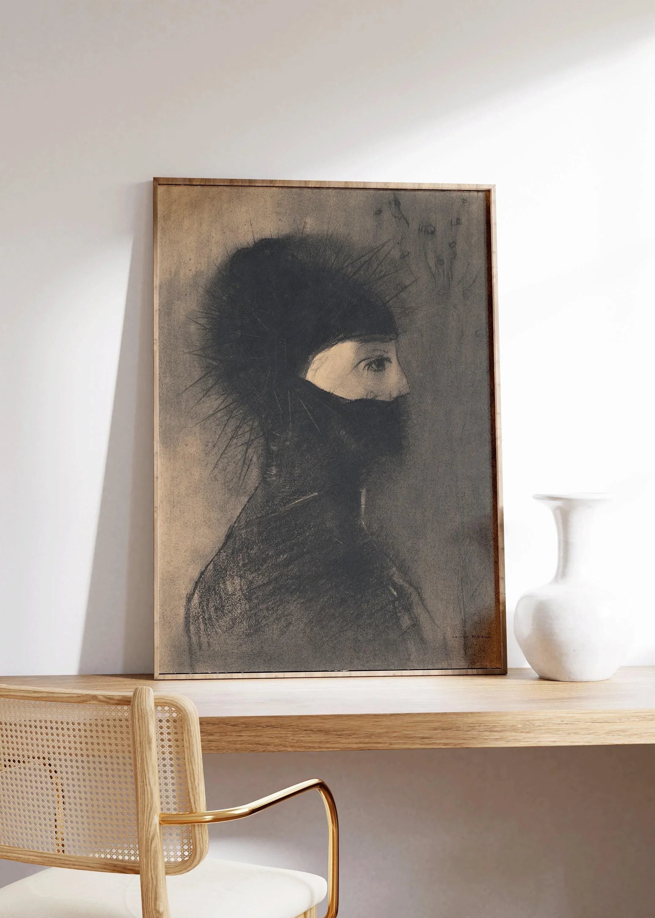 Odilon Redon - Armor | Famous Surreal Symbolist Art | Available frame or unframed - 9ArtPrints