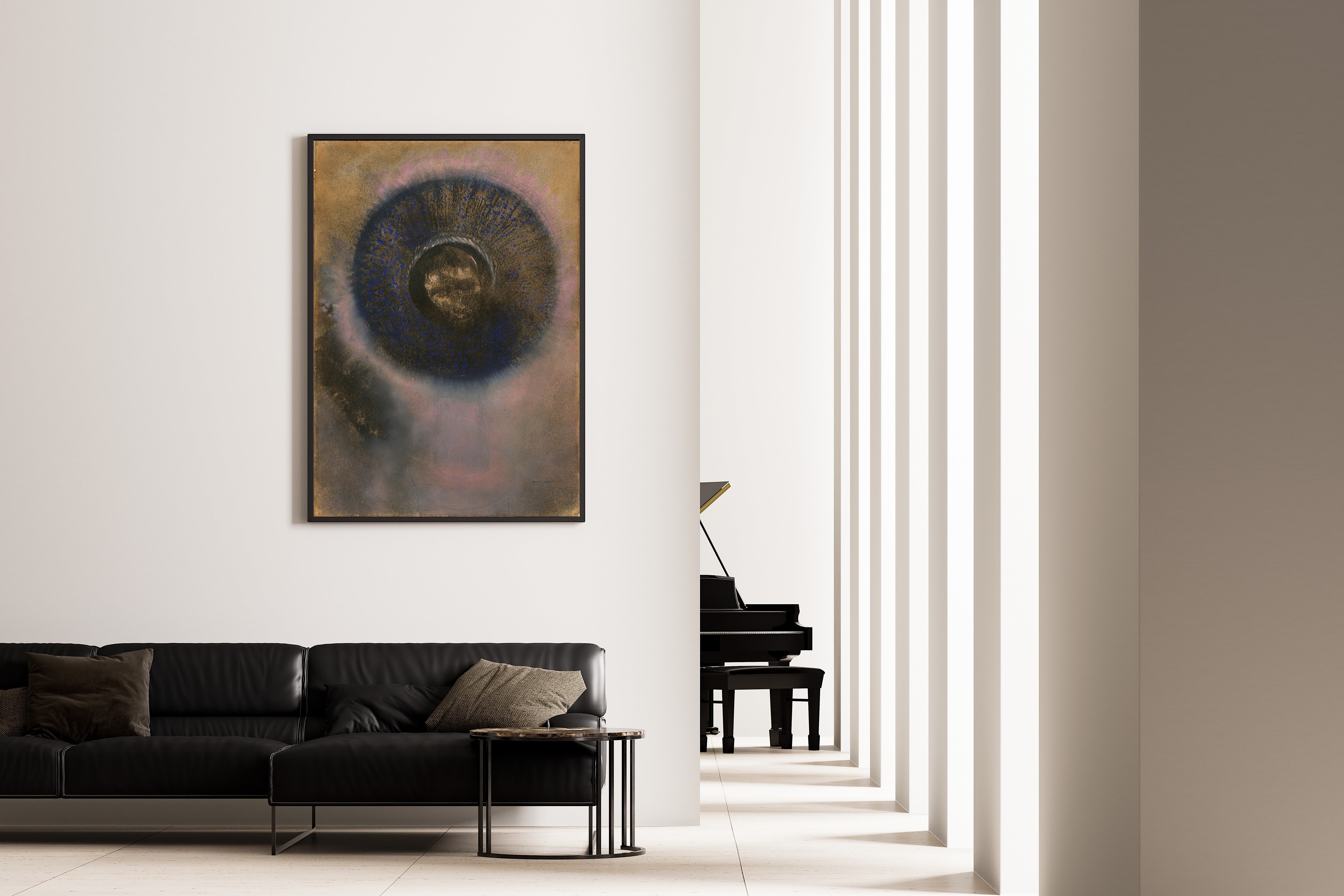 Odilon Redon — Head Within an Aureole | Fine Art Giclée Print - 9ArtPrints