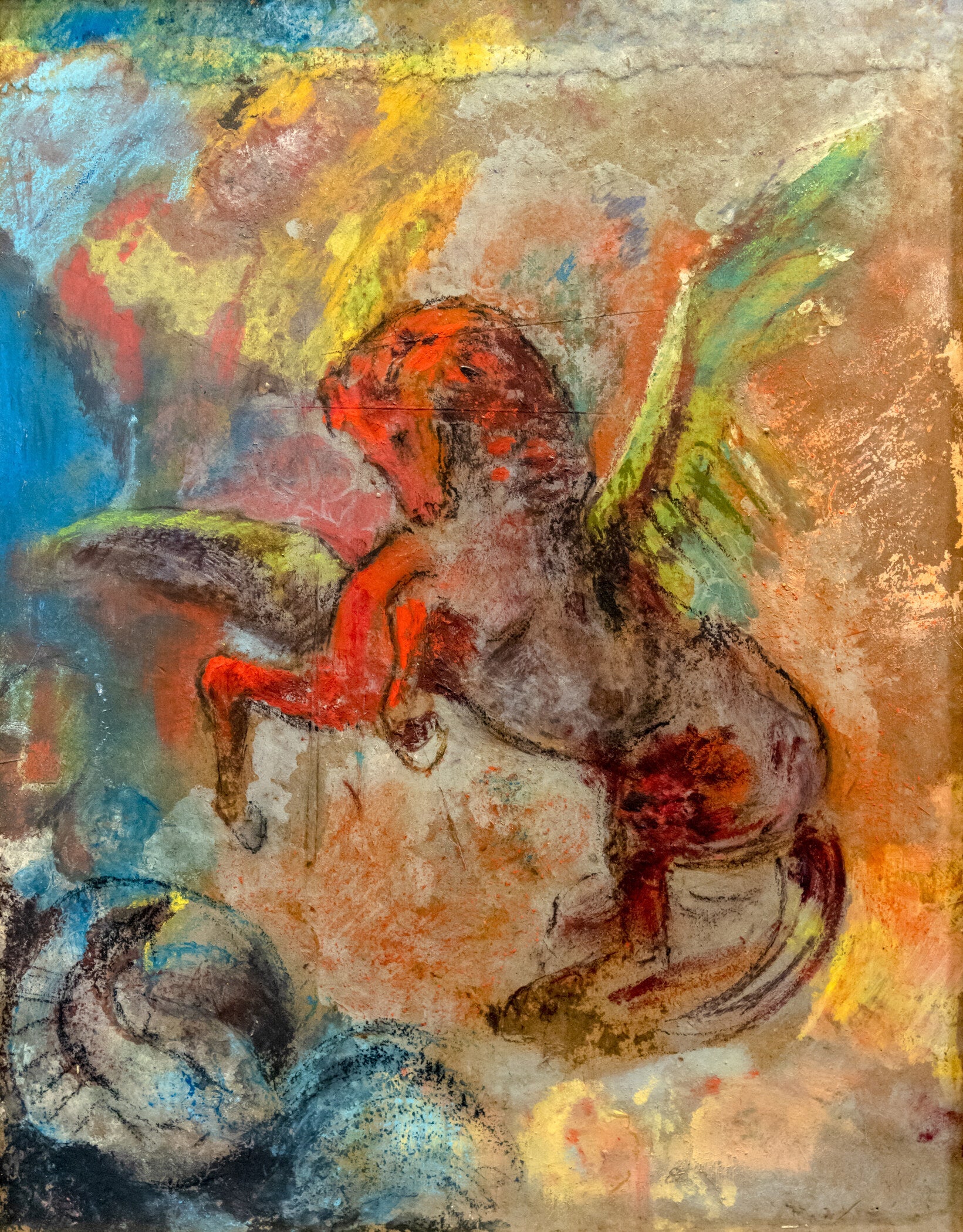 Odilon Redon — Pegasus and the Hydra | Symbolist Fine Art Print - 9ArtPrints