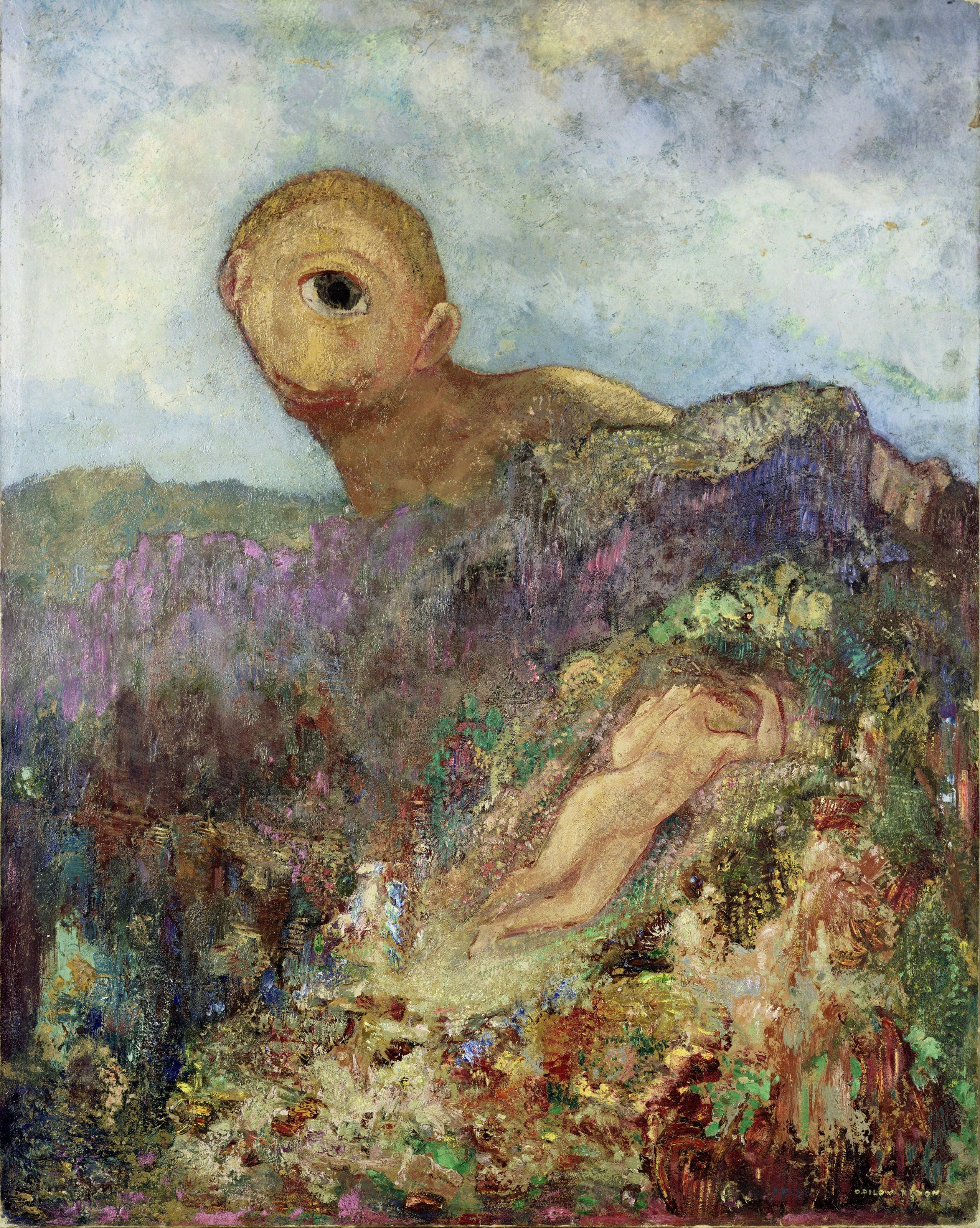 Odilon Redon — The Cyclops | Fine Art Giclée Print - 9ArtPrints