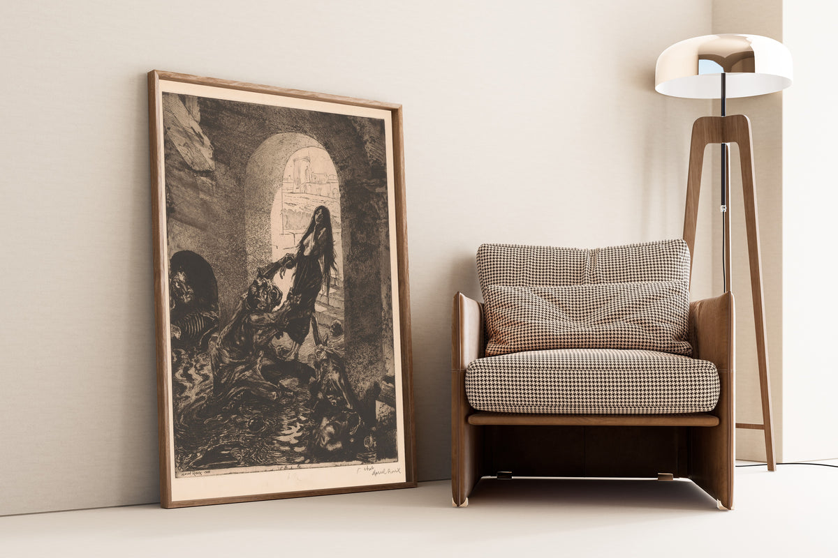Marcel Roux — Offering to Moloch | Symbolist Art Print