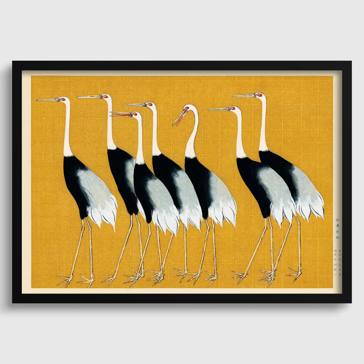 Ogata Kōrin — Cranes | Rinpa School Print