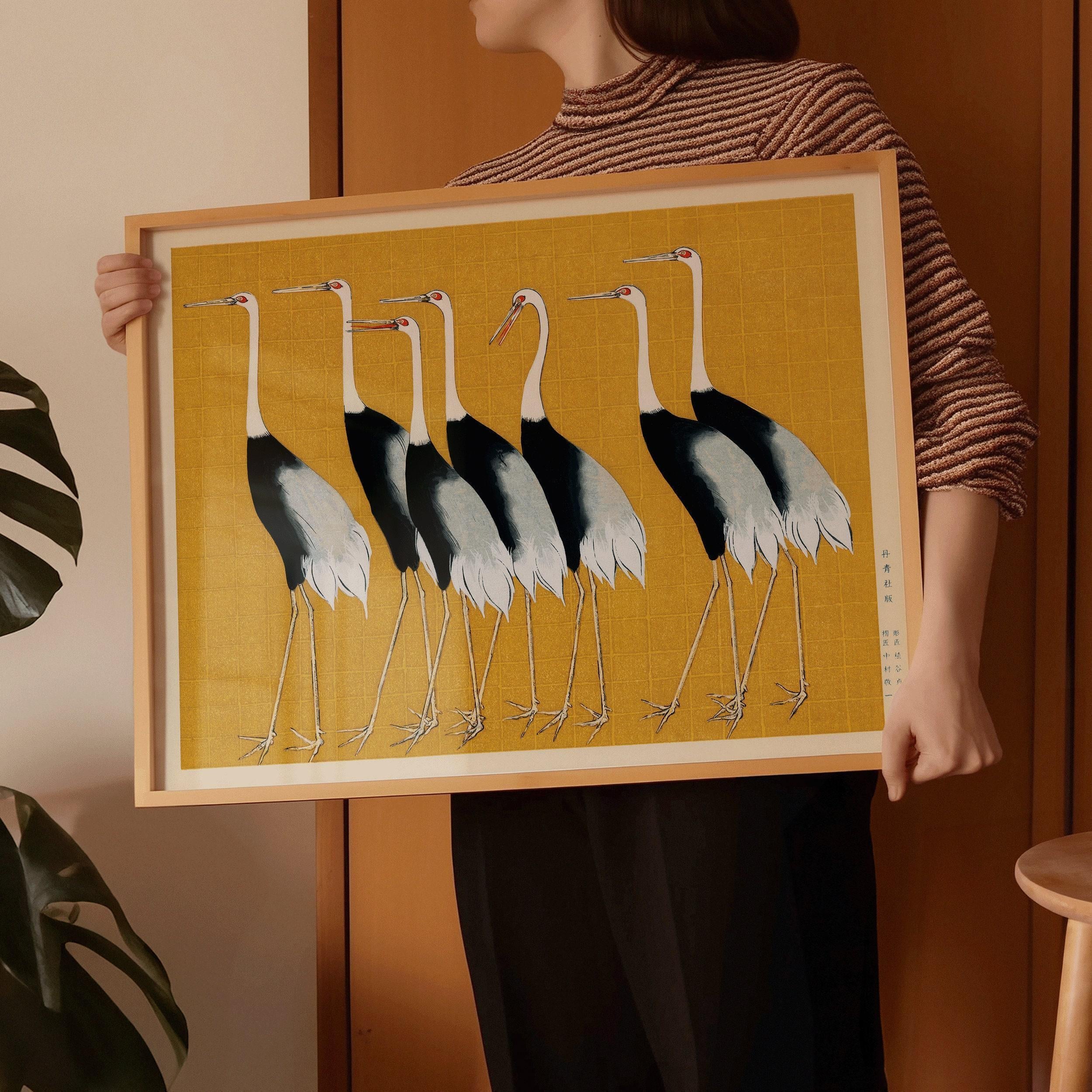 Ogata Korin - Cranes | PRINT | Vintage Japanese Art
