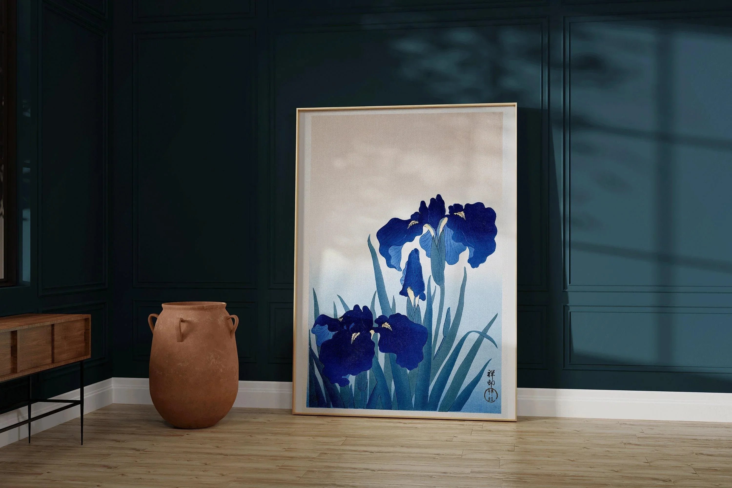 Ohara Koson Irises Giclee Print: Vintage Japanese Botanical Art - 9ArtPrints