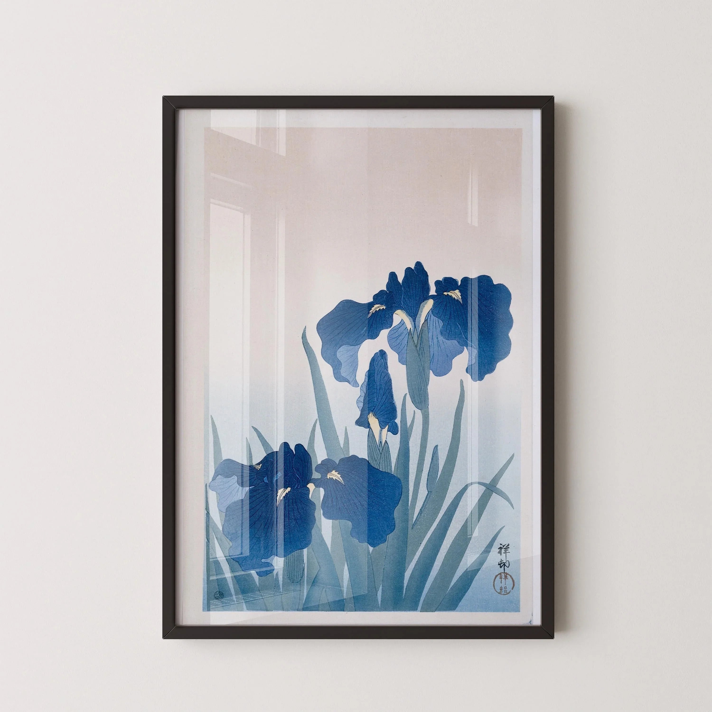 Ohara Koson Irises Giclee Print: Vintage Japanese Botanical Art - 9ArtPrints