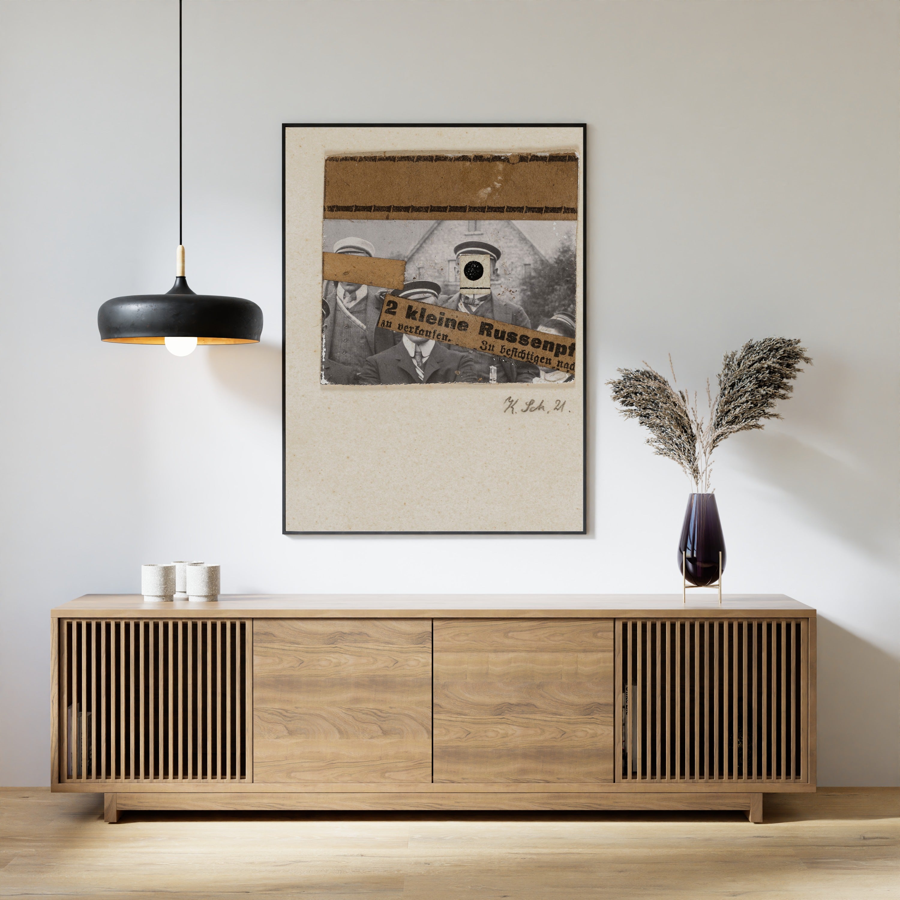 Kurt Schwitters — Ohne titel (2 kleine Russenpf) | Fine Art Print