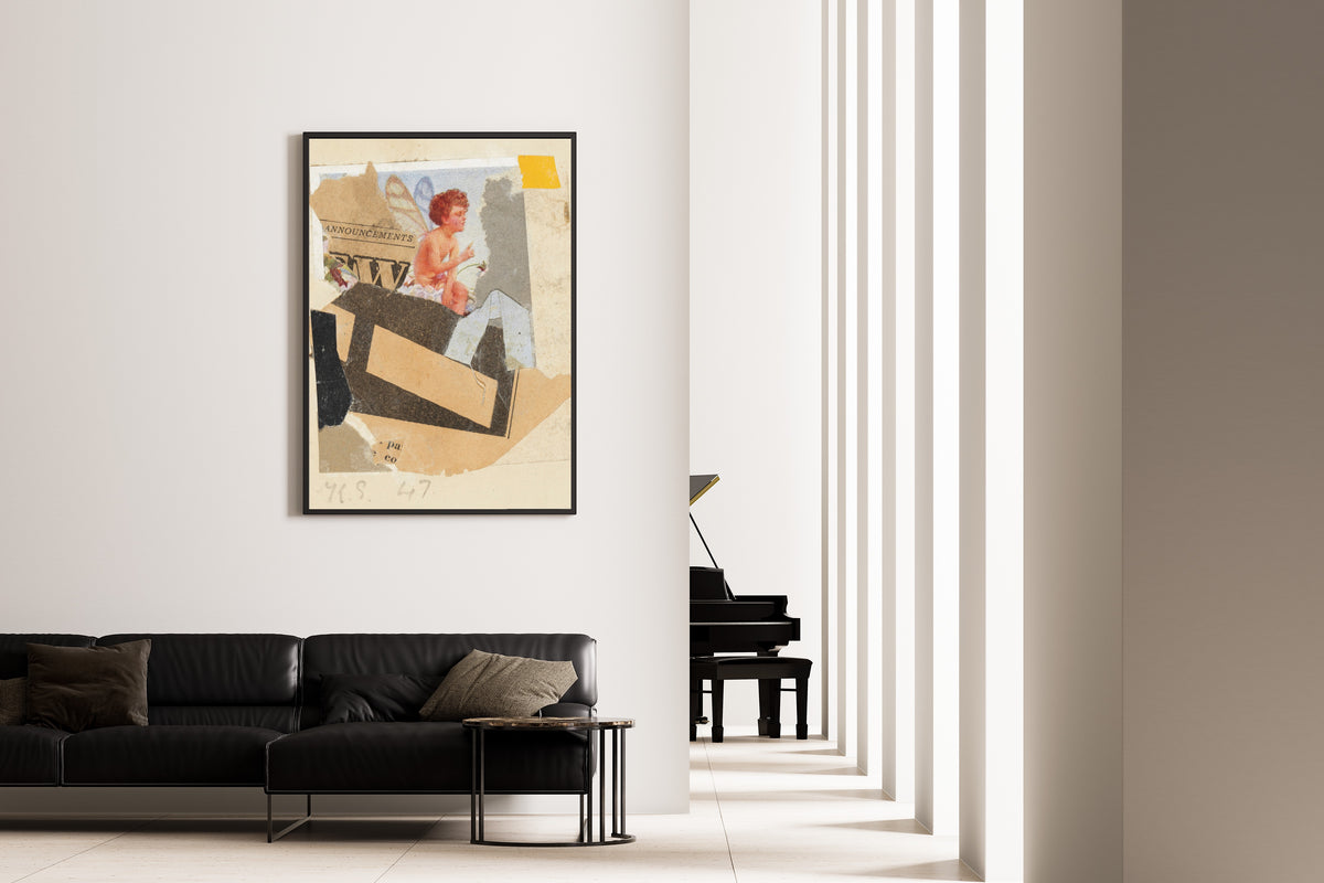 Kurt Schwitters — Ohne Titel (Ankündigungen) | Fine Art Print