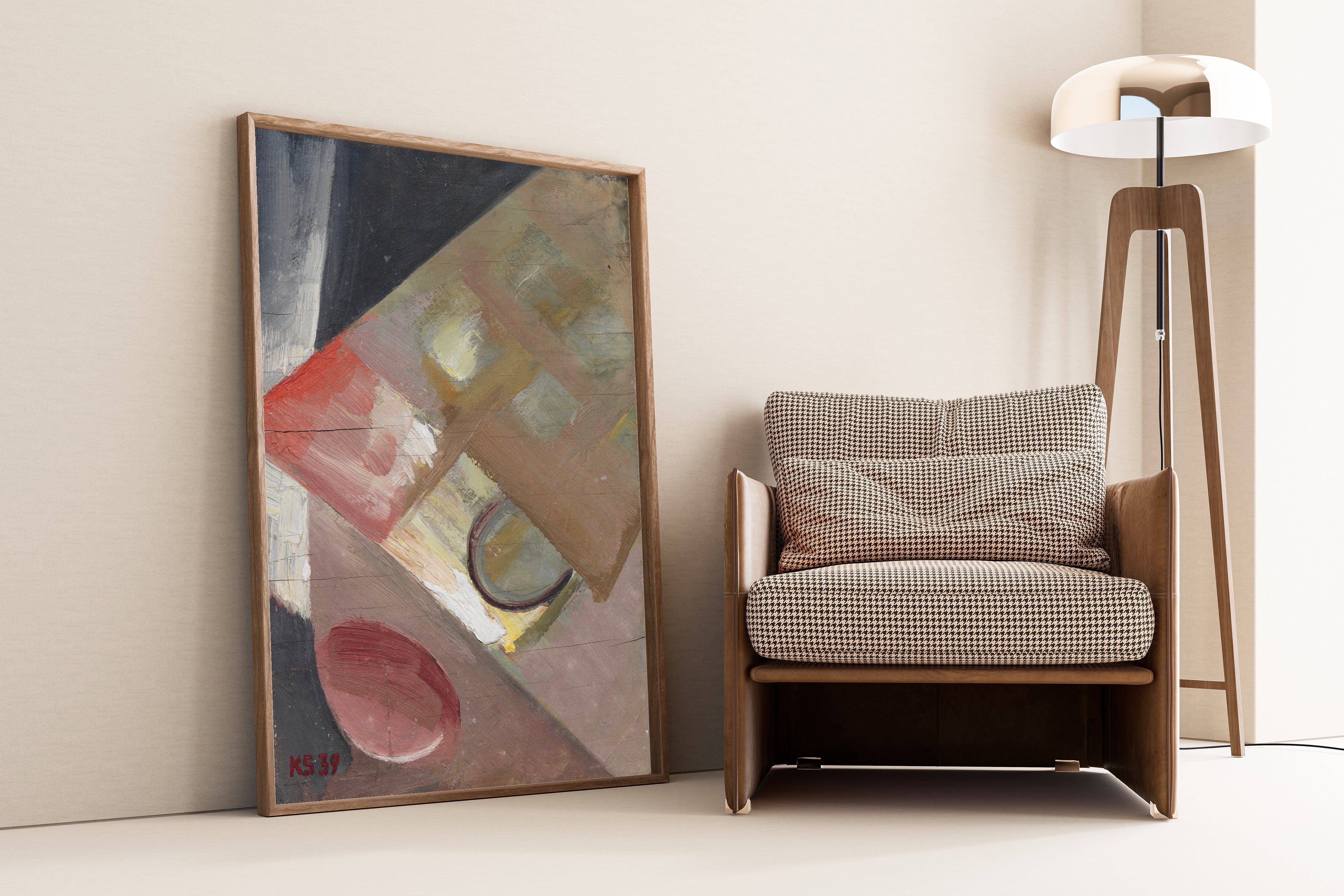 Kurt Schwitters — Ohne Titel (Bild mit schiefer Ebene) | Fine Art Print