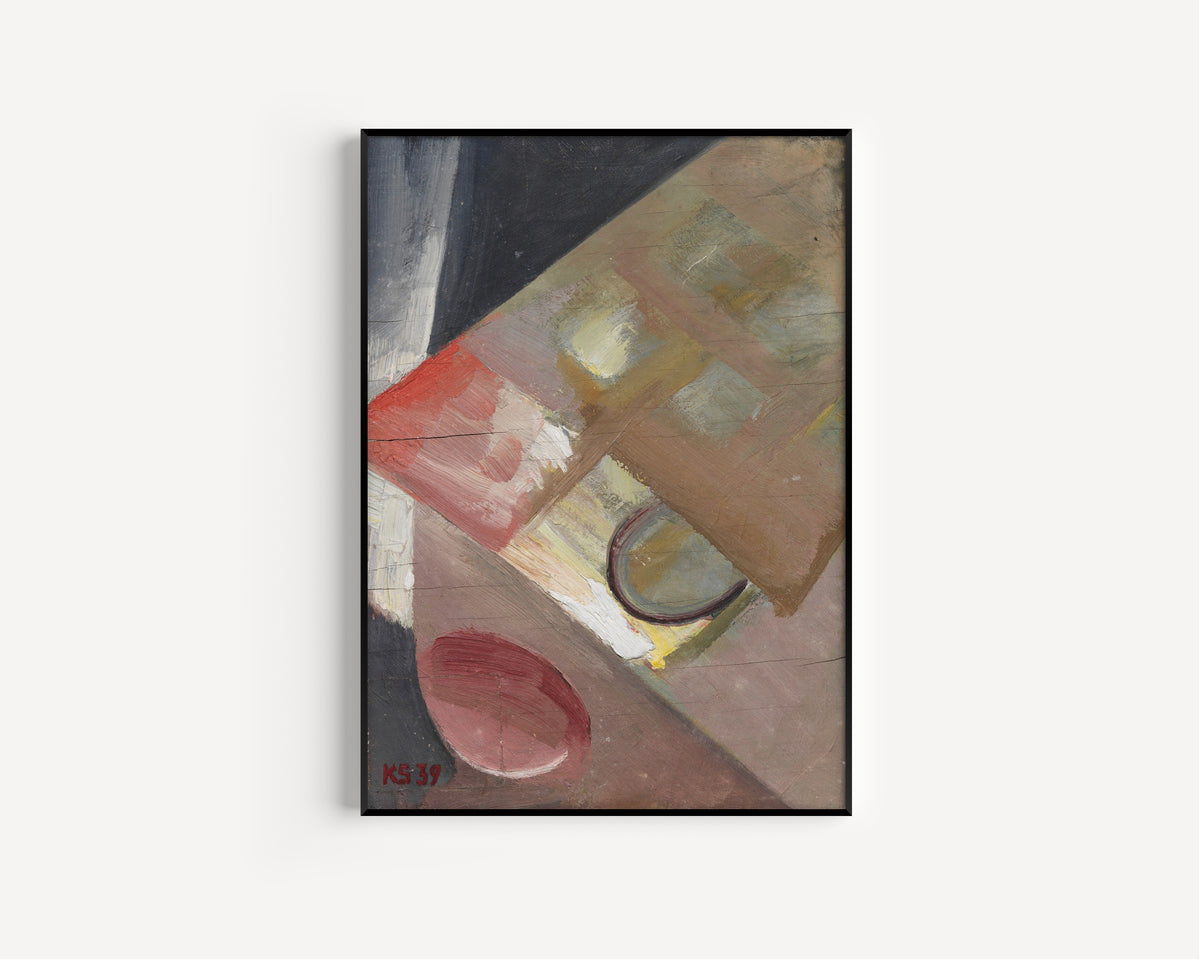 Kurt Schwitters — Ohne Titel (Bild mit schiefer Ebene) | Fine Art Print