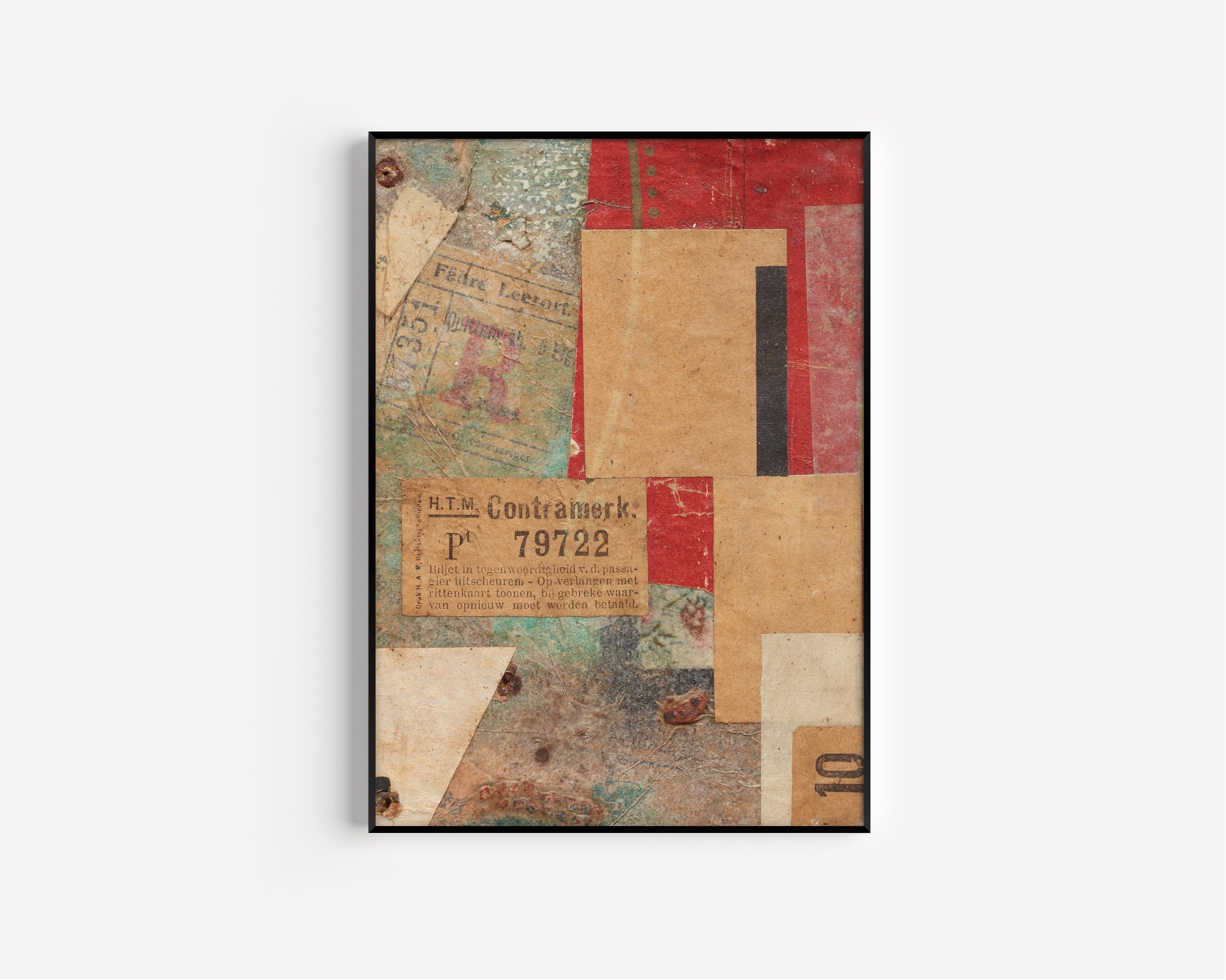 Kurt Schwitters — Ohne Titel (Contramerk.) | Fine Art Print