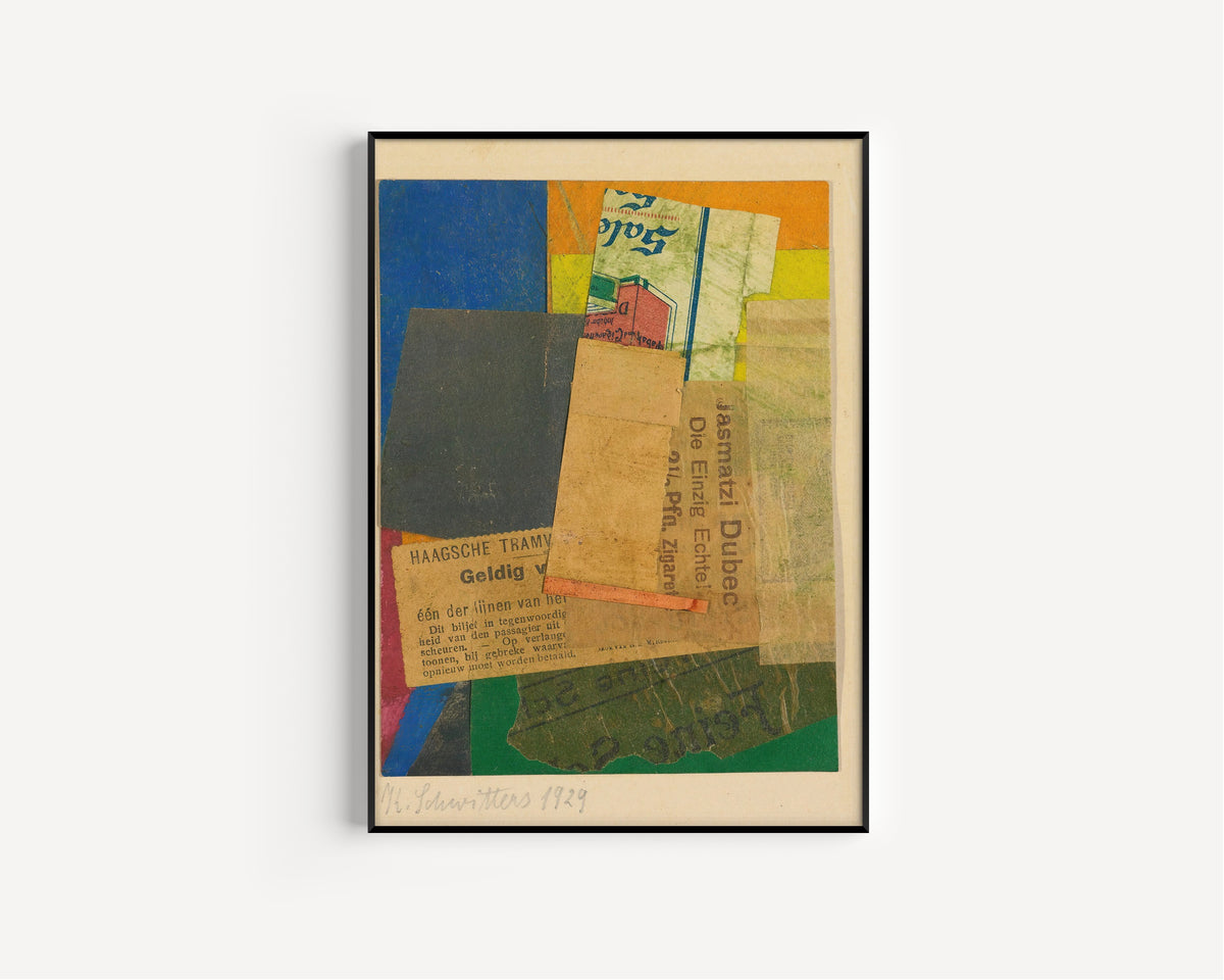 Kurt Schwitters — Ohne Titel (Geldig) | Fine Art Print