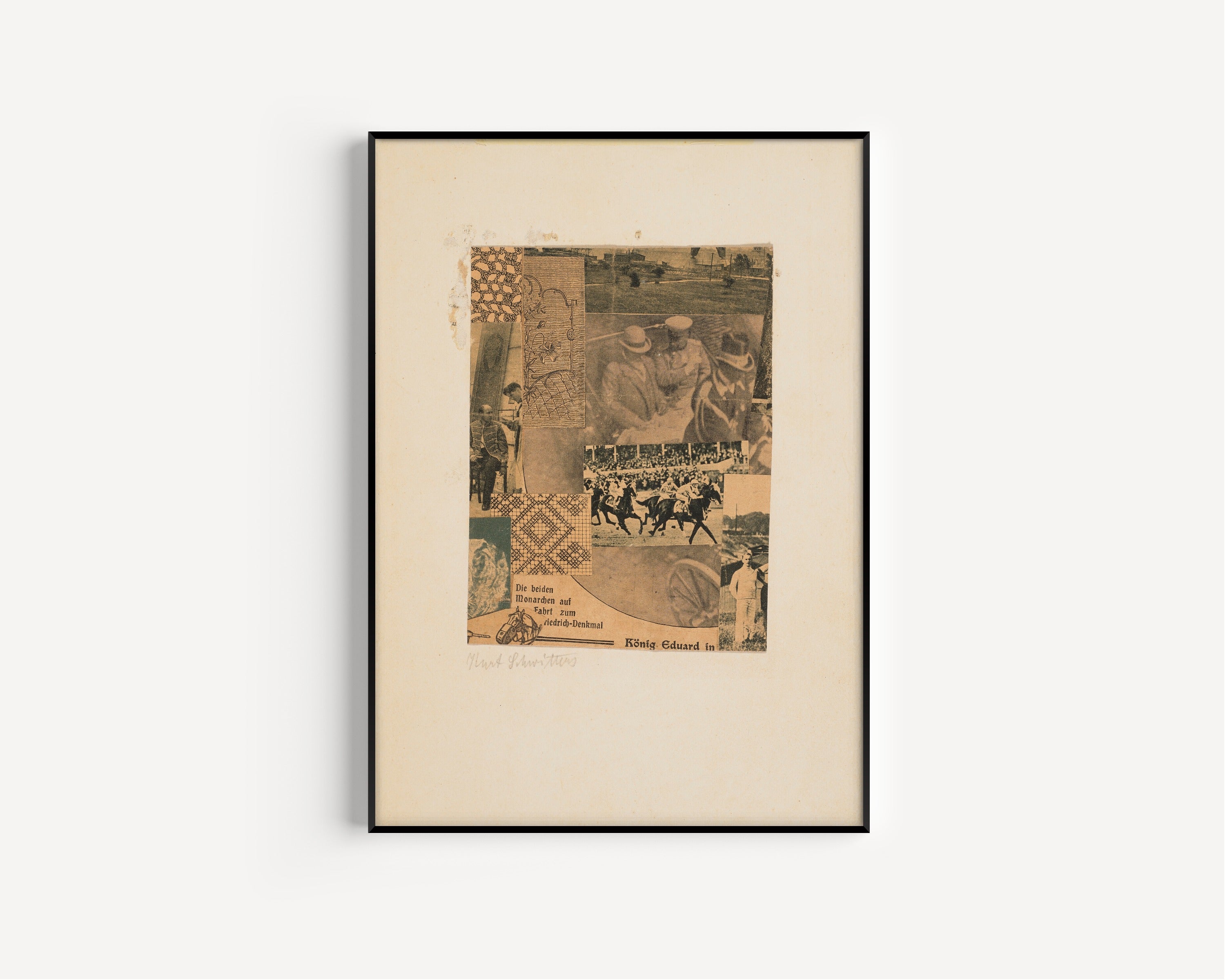 Kurt Schwitters — Ohne Titel (Köning Eduard in) | Fine Art Print