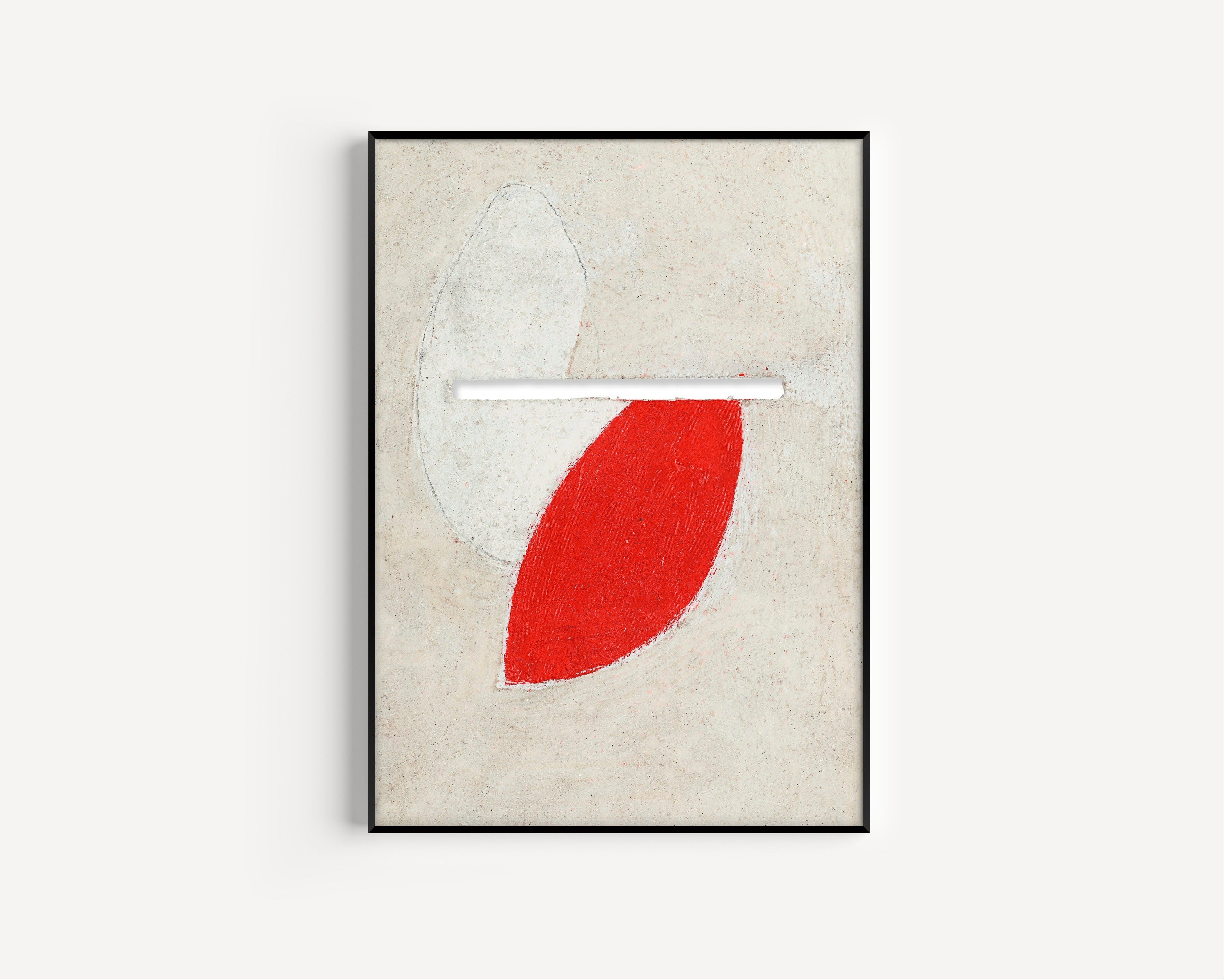 Kurt Schwitters — Ohne Titel (Mit Schlitz) | Fine Art Print