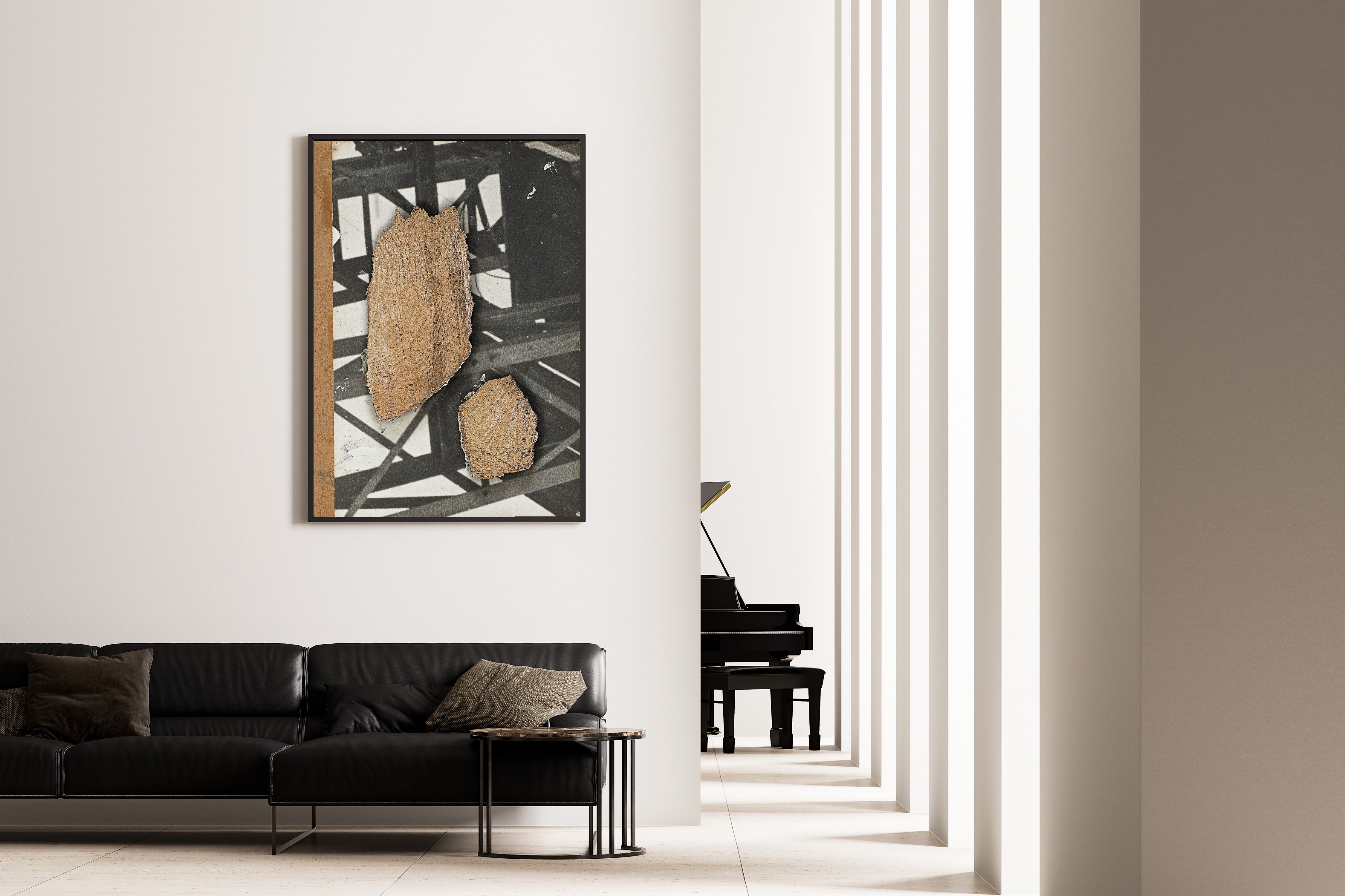 Kurt Schwitters — Ohne Titel (Mit Stahlträgerkonstruktion) | Fine Art Print