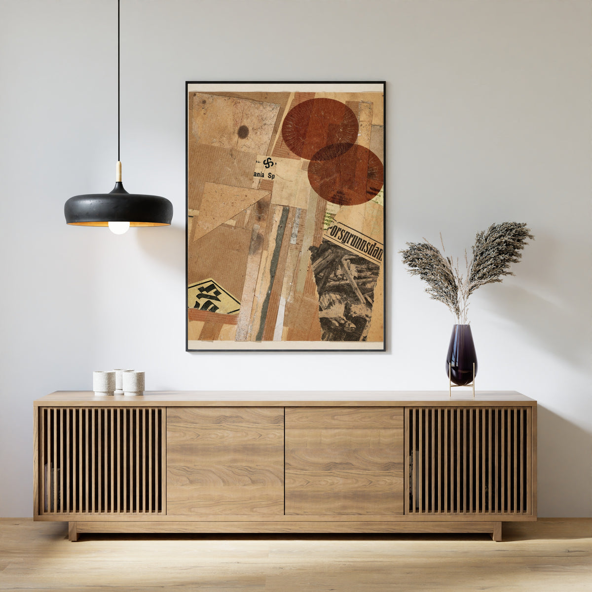 Kurt Schwitters — Ohne Titel (orsgrunnsdan) | Fine Art Print