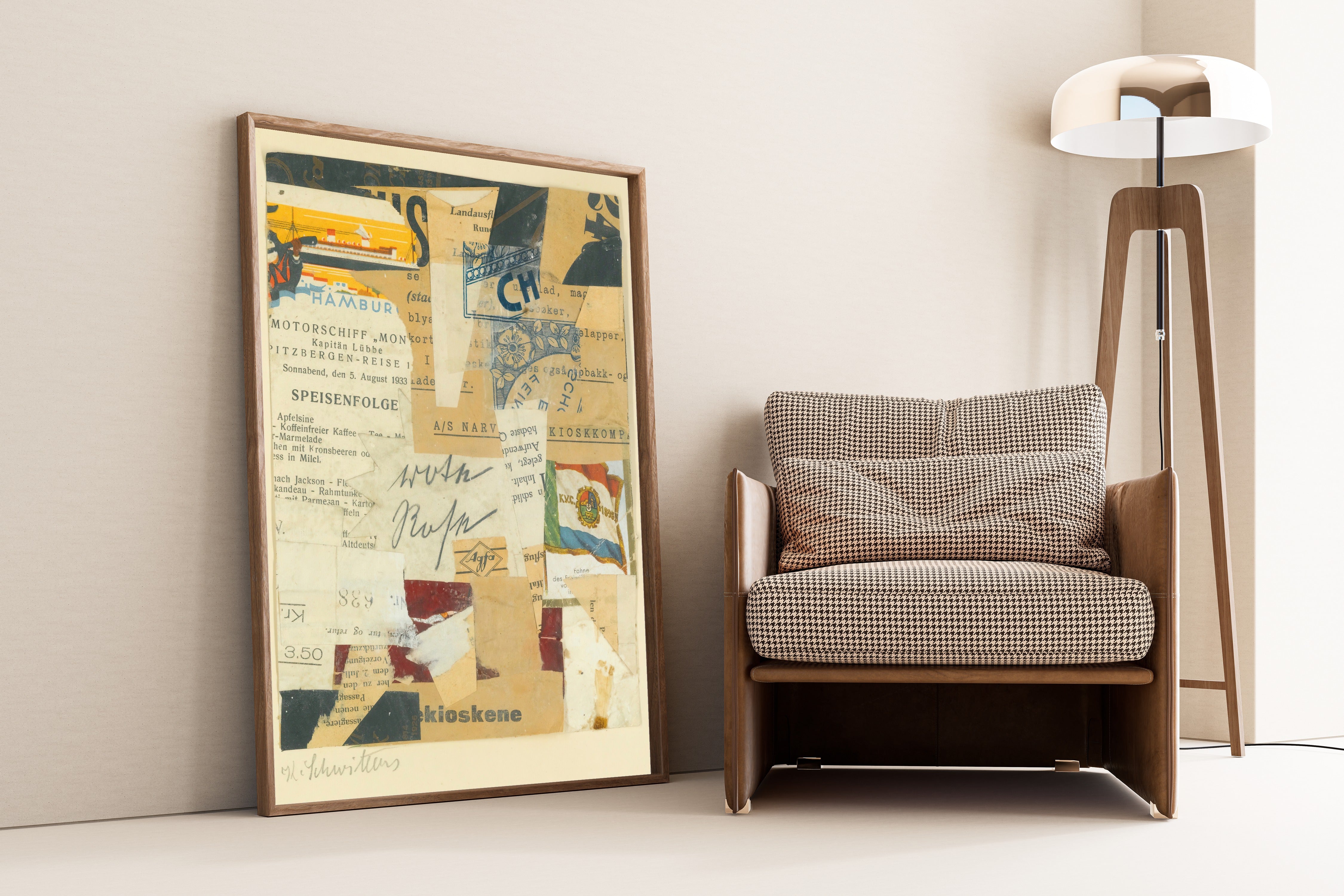 Kurt Schwitters — Ohne Titel (Rote Rose) | Fine Art Print