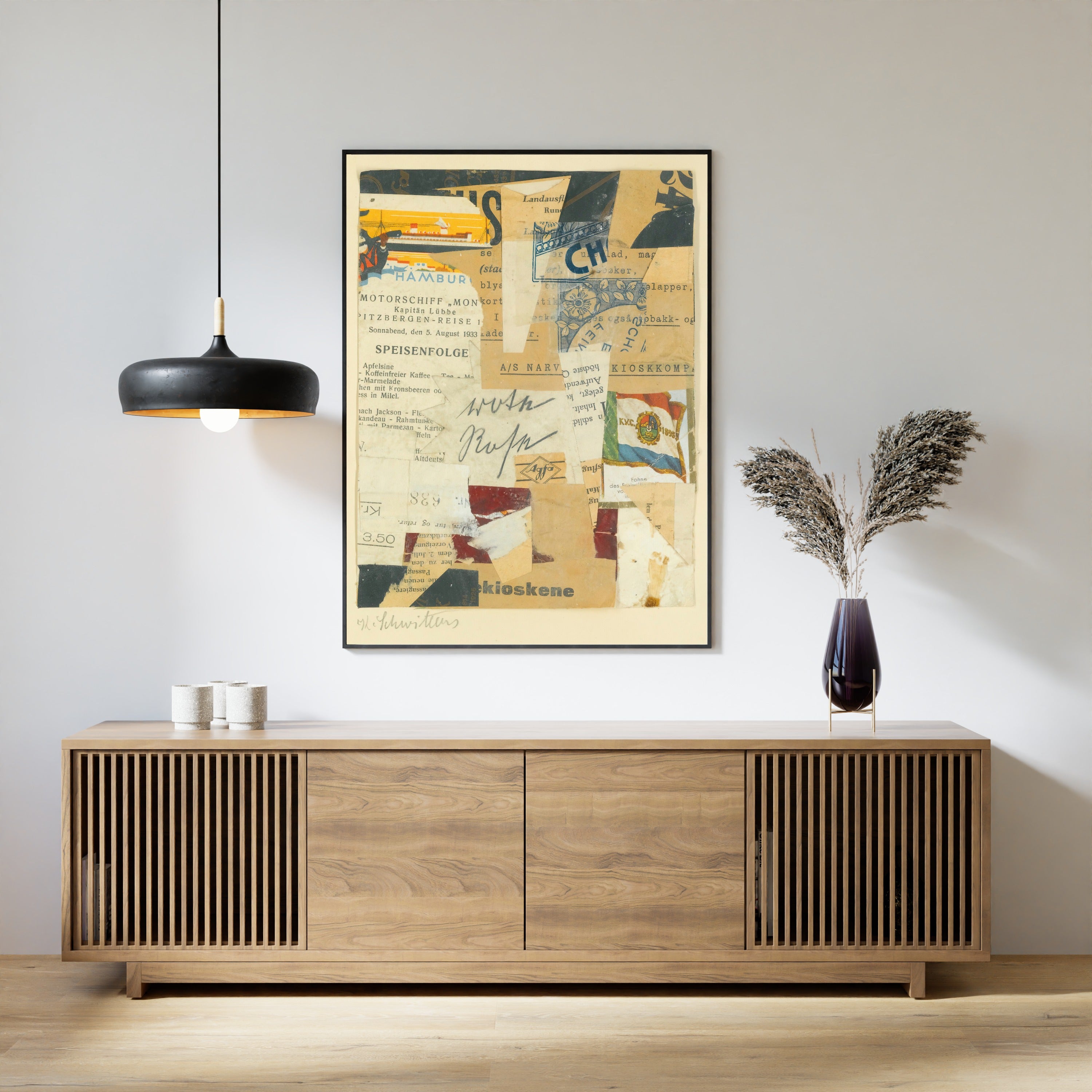 Kurt Schwitters — Ohne Titel (Rote Rose) | Fine Art Print