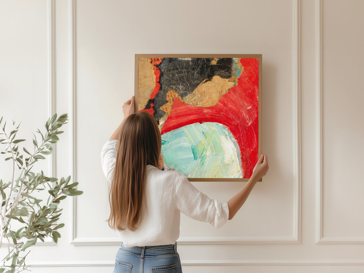 Kurt Schwitters — Ohne Titel (VENI). Merzzeichnung | Fine Art Print