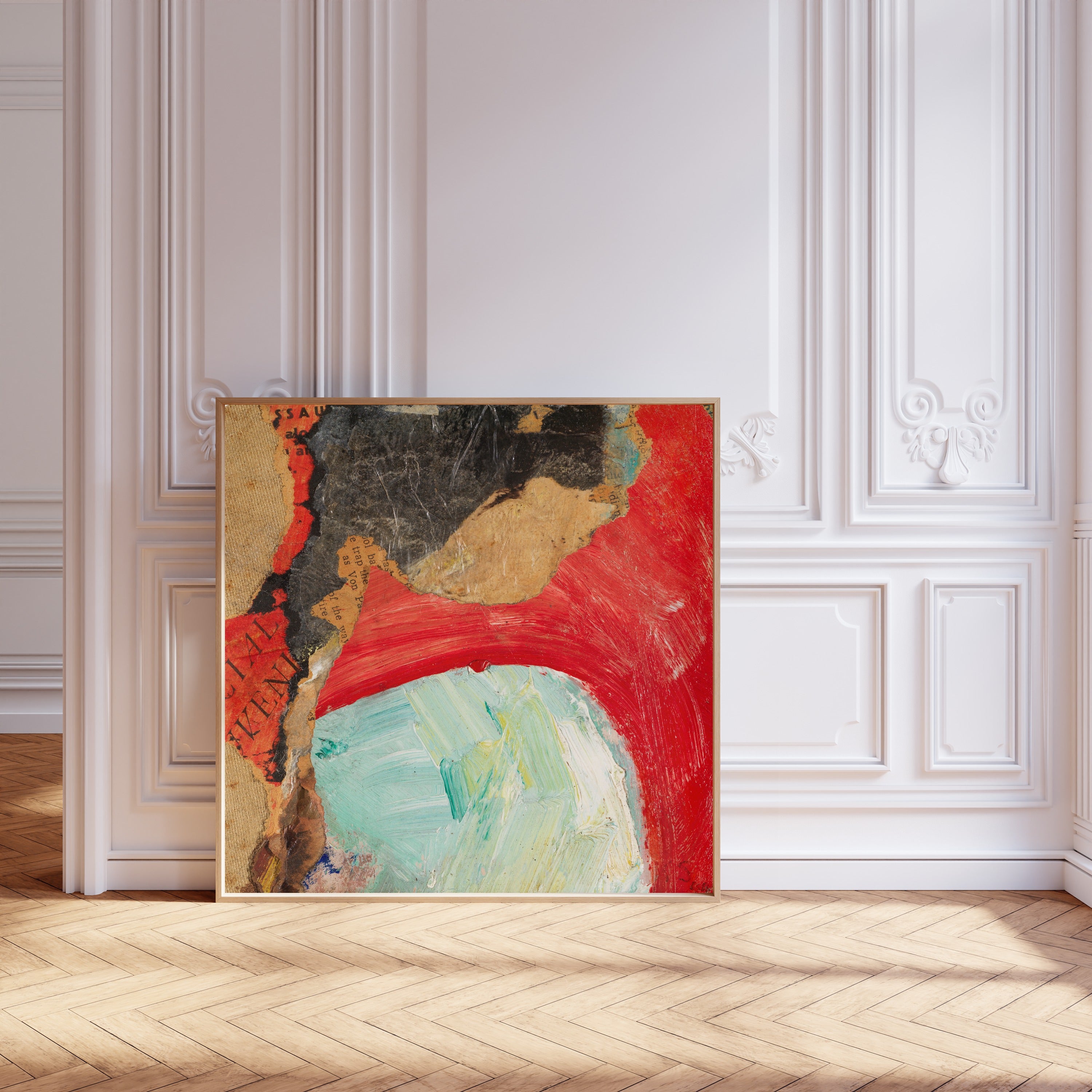 Kurt Schwitters — Ohne Titel (VENI). Merzzeichnung | Fine Art Print