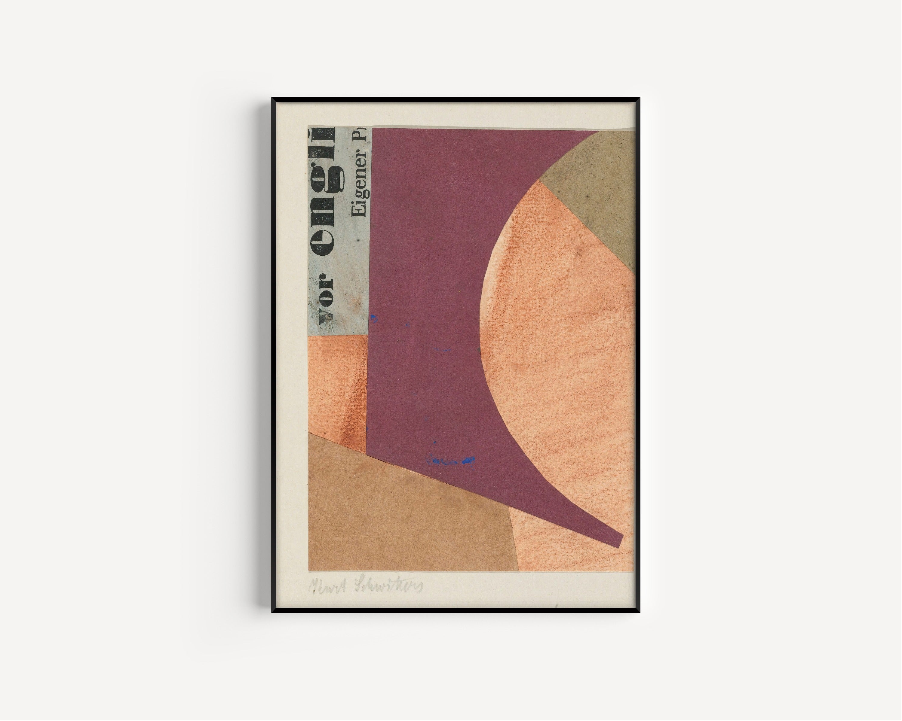 Kurt Schwitters — Ohne Titel (Vor Engli Eigener P) | Fine Art Print