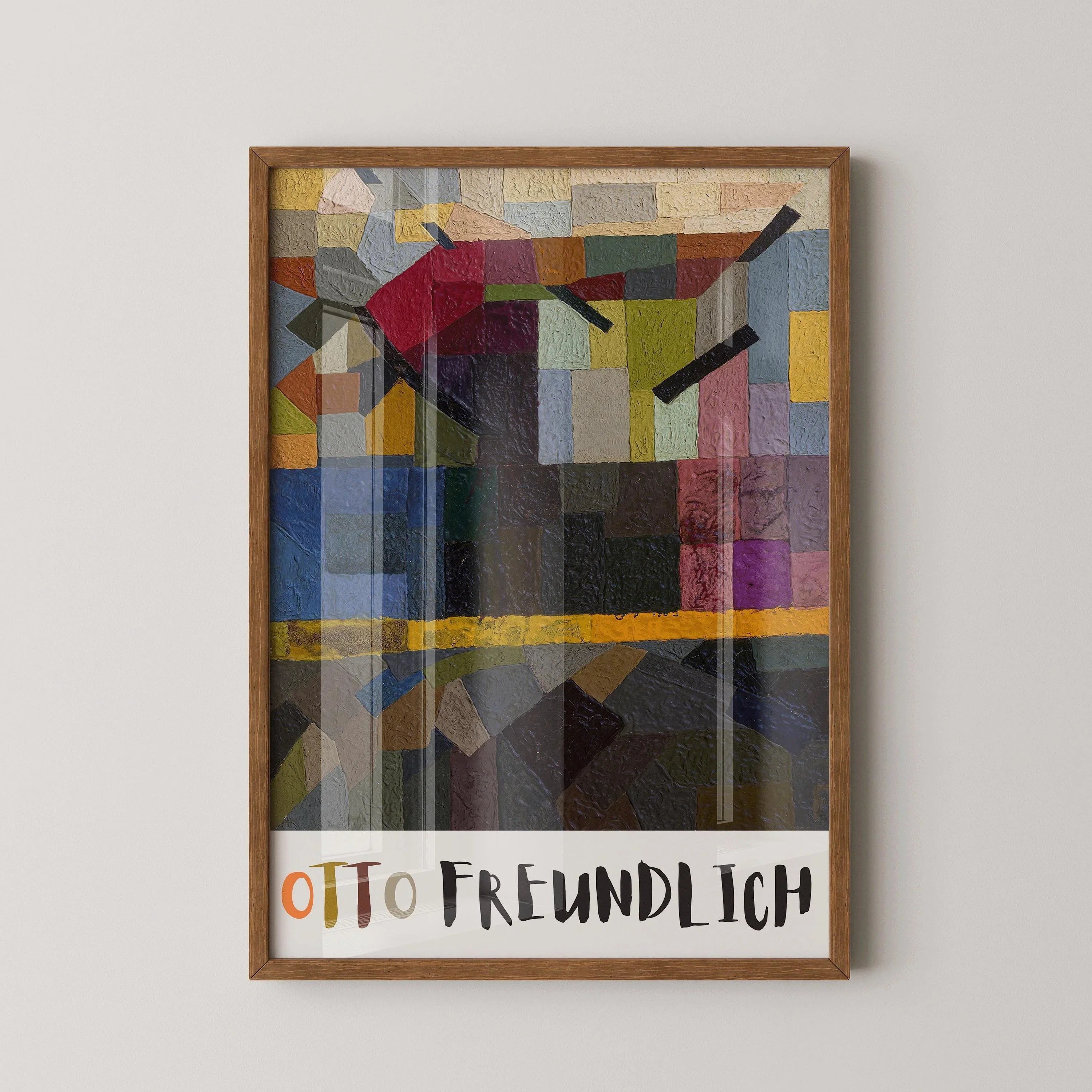 Otto Freundlich - A Tree | Colorful Vintage Abstract Art