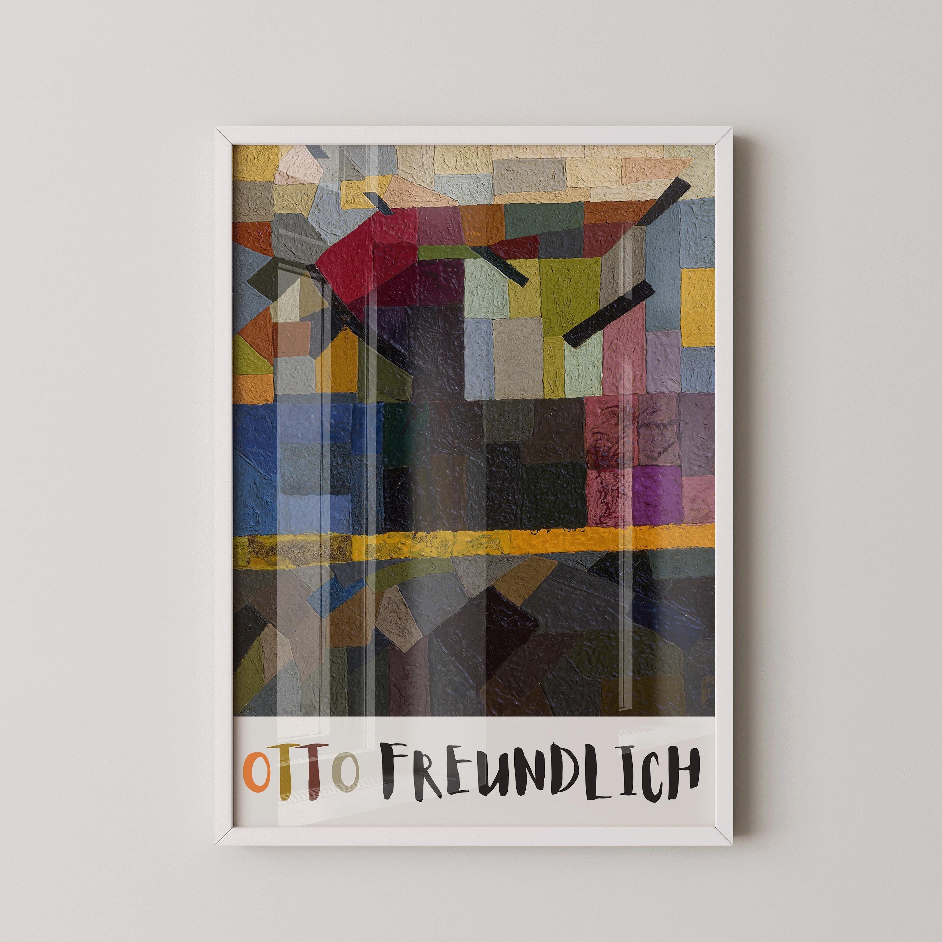 Otto Freundlich - A Tree | Colorful Vintage Abstract Art
