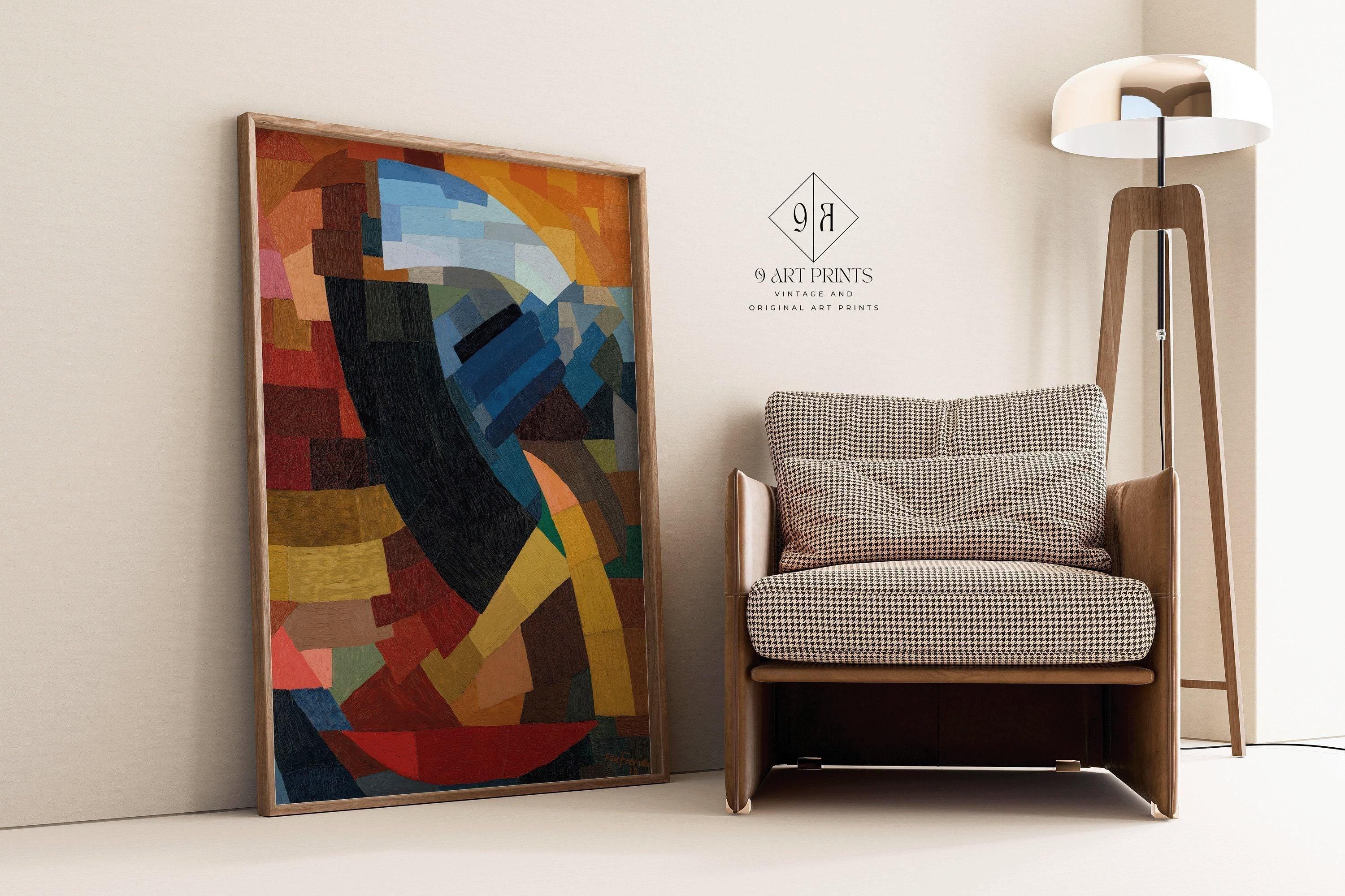 Otto Freundlich - Fragments of a Figure in All the Planes | Colorful Vintage Abstract Art