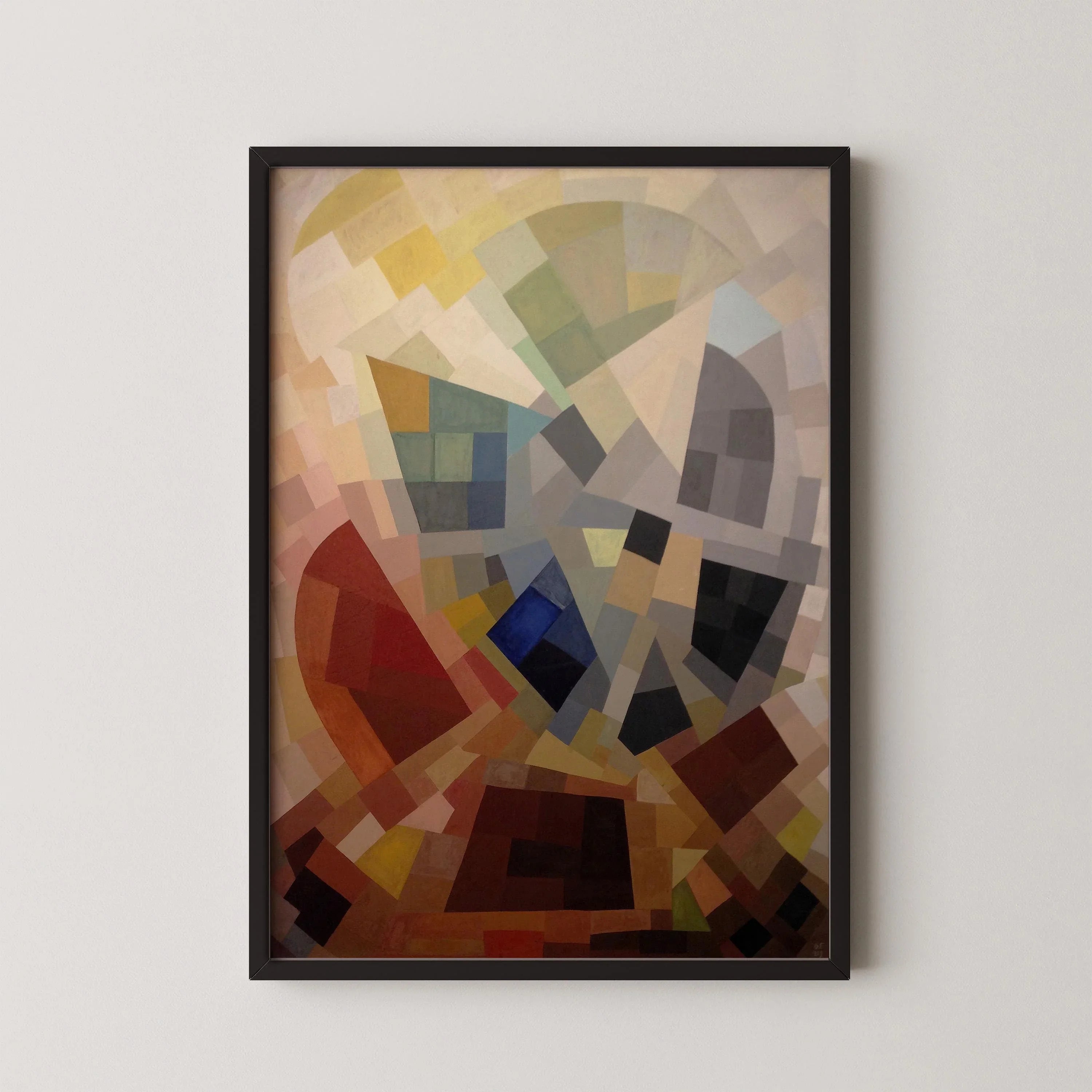 Otto Freundlich - Komposition (1939) | Colorful Vintage Abstract Art