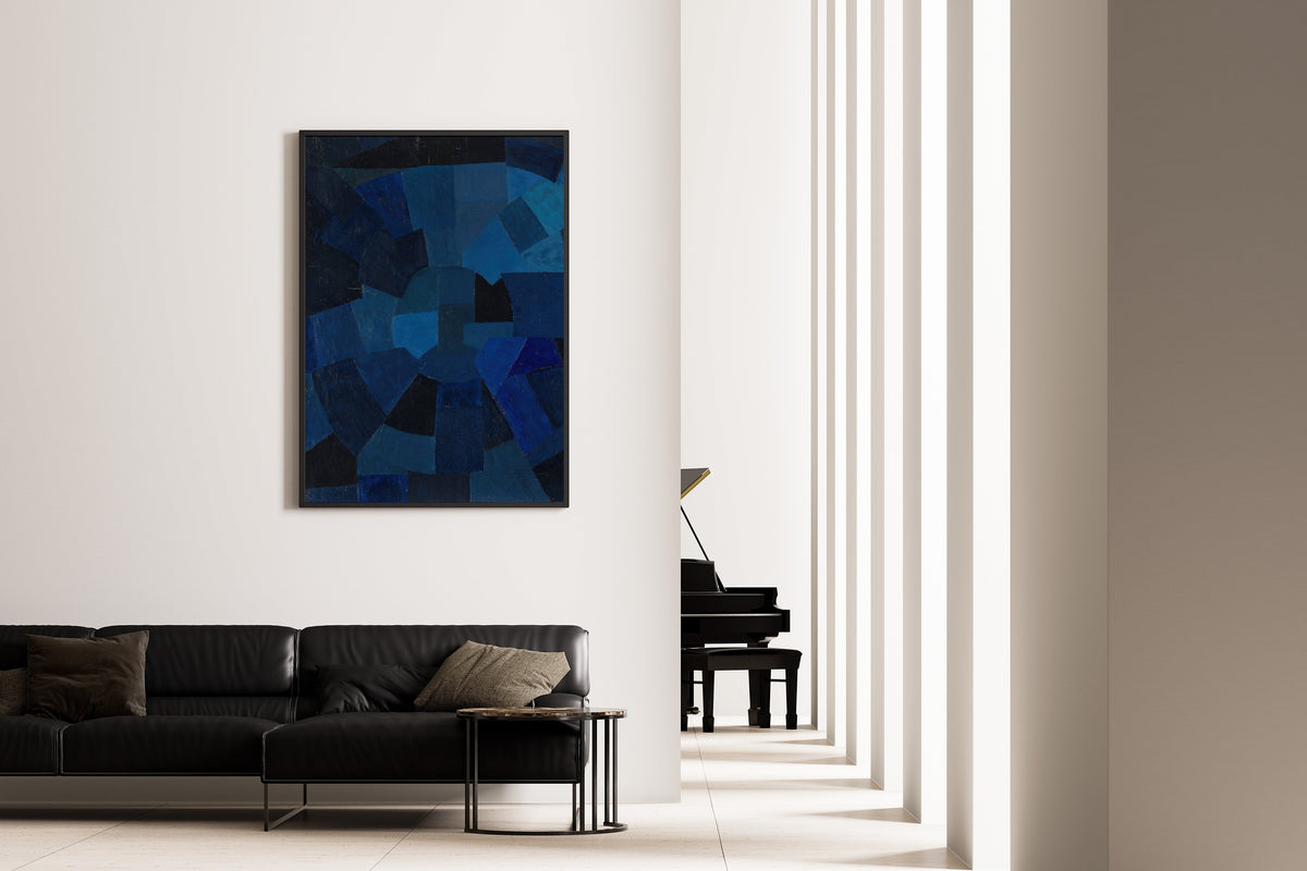 Otto Freundlich — Komposition in Blau (1931) | Composition in Blue — Abstract Fine Art Print - 9ArtPrints