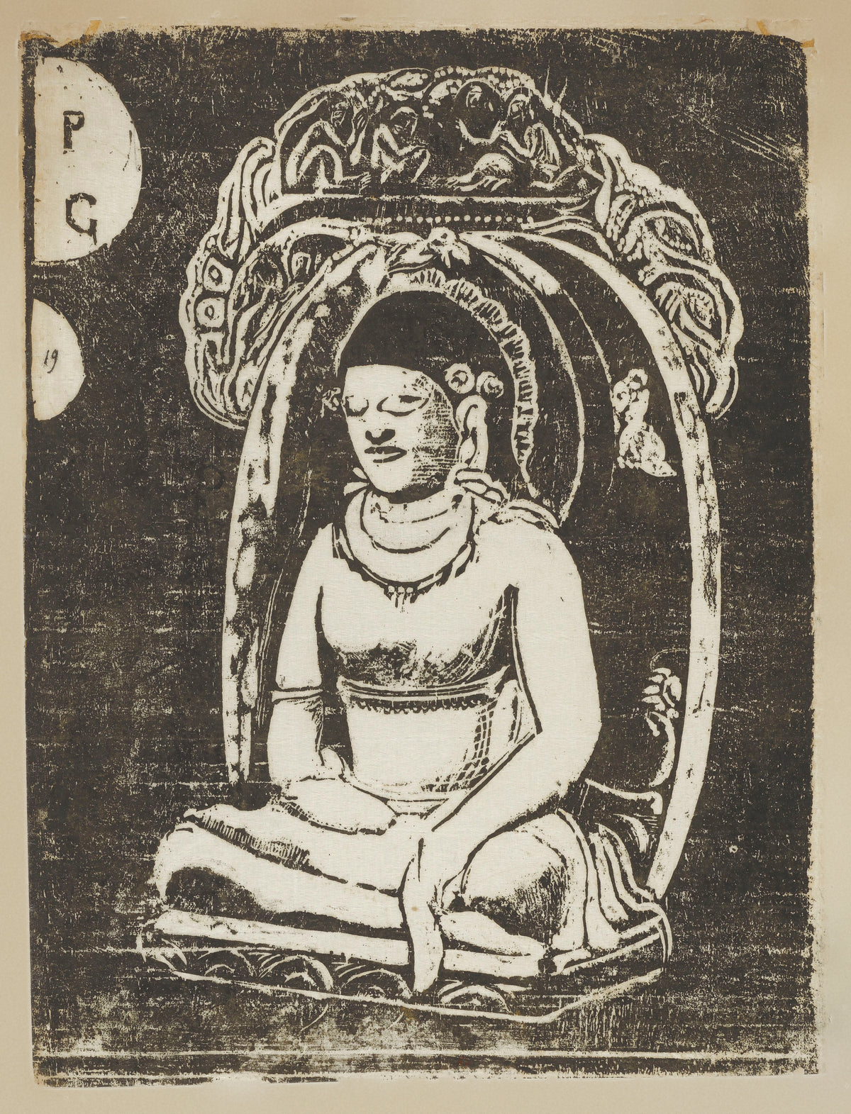 Paul Gauguin — Buddha | Woodcut Print