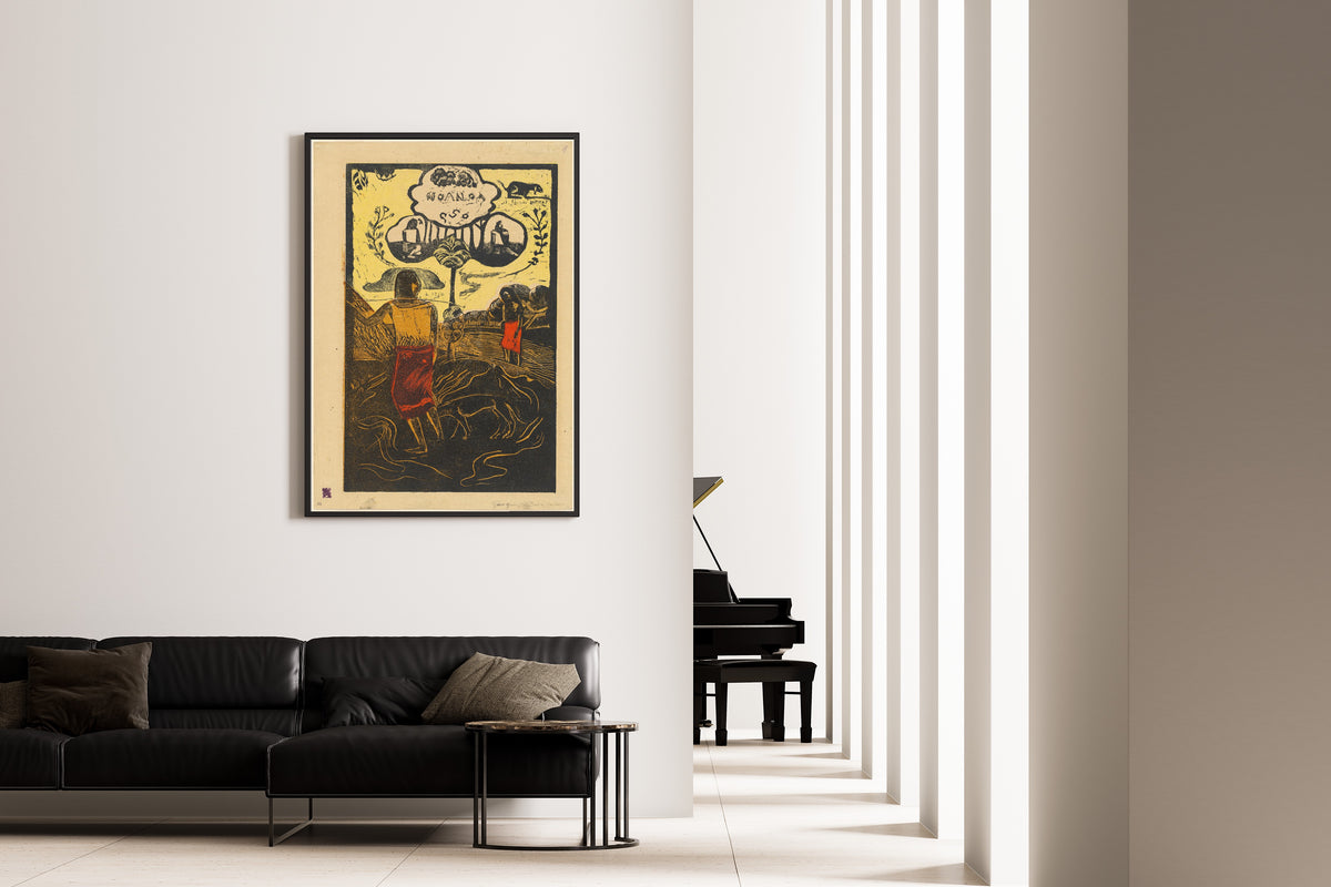 Noa Noa by Paul Gauguin — shown framed on a wall