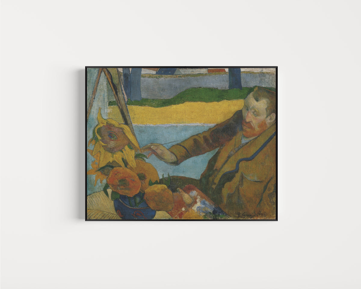 Paul Gauguin — Vincent van Gogh Painting Sunflowers | Fine Art Print