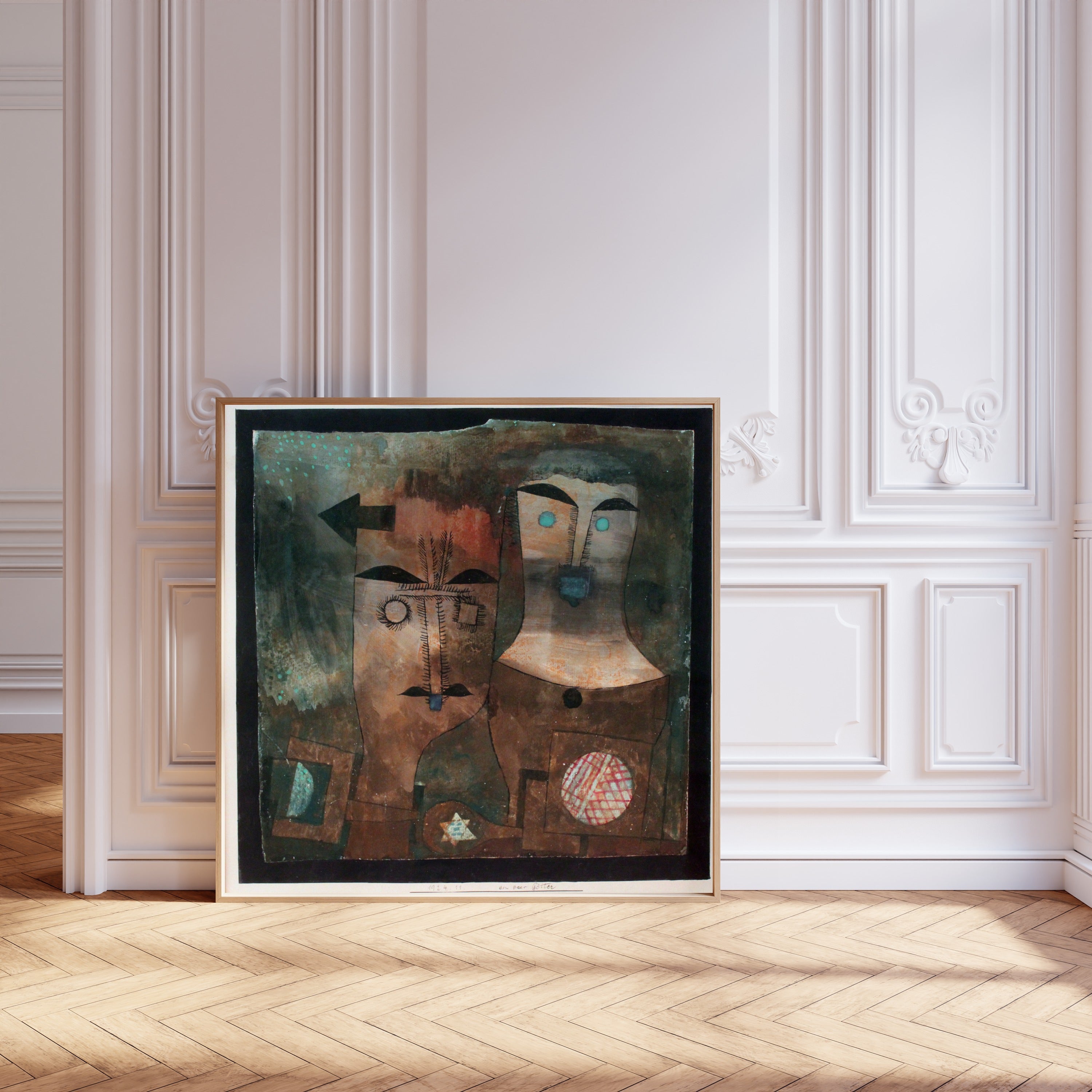 Paul Klee — A Pair of Gods (Ein Paar Götter) | Bauhaus Fine Art Print - 9ArtPrints