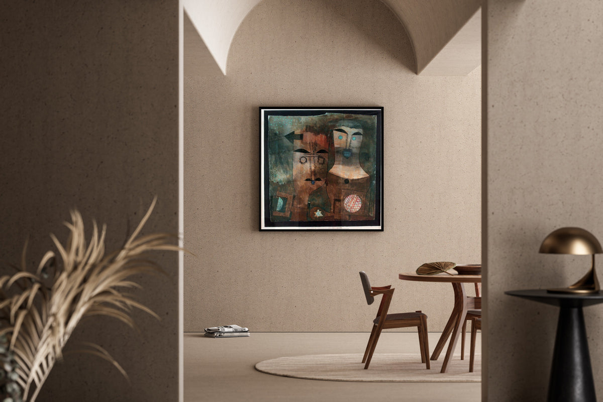 Paul Klee — A Pair of Gods (Ein Paar Götter) | Bauhaus Fine Art Print - 9ArtPrints